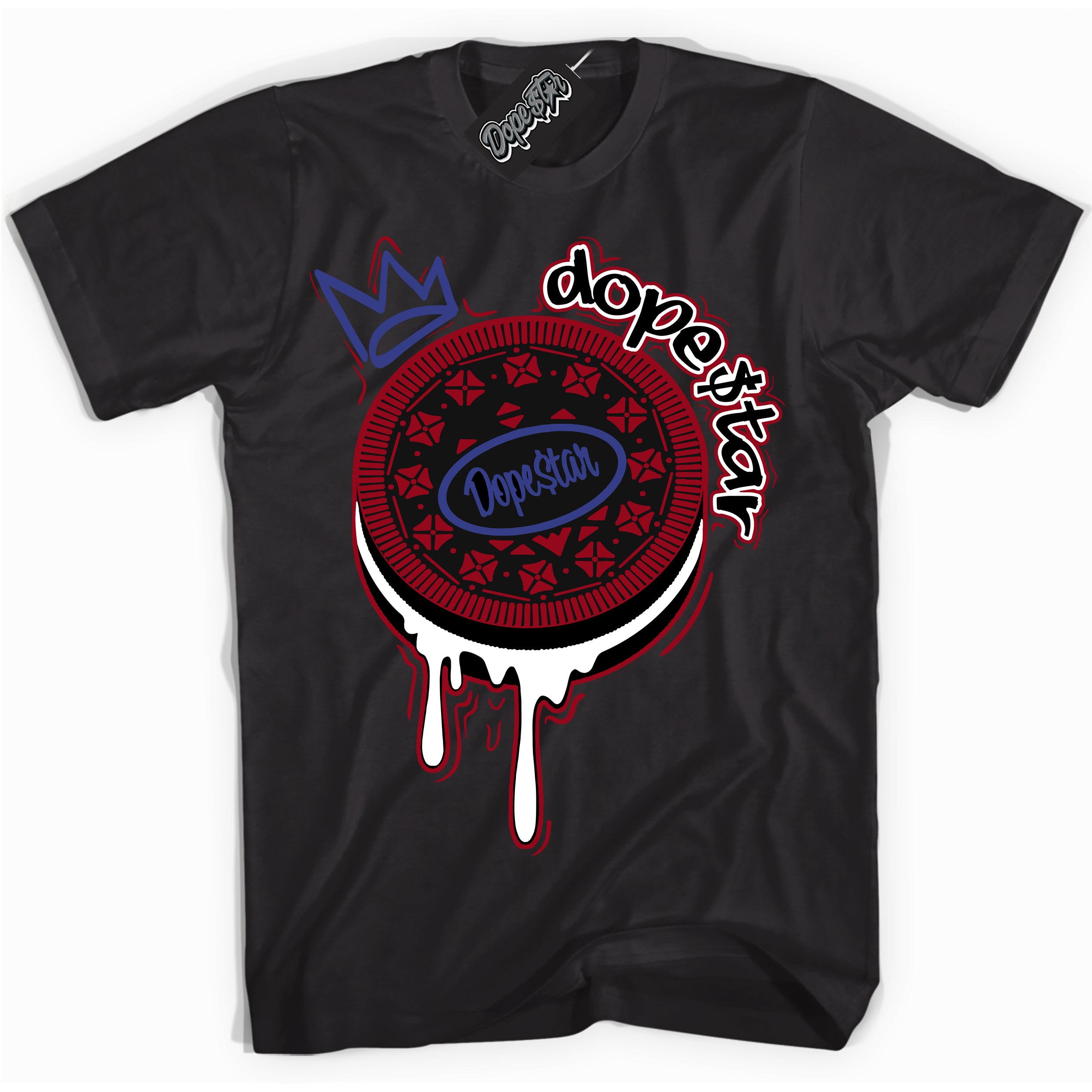 Cool Black Shirt with “ Oreo DS ” design that perfectly matches Playoffs 8s Sneakers.