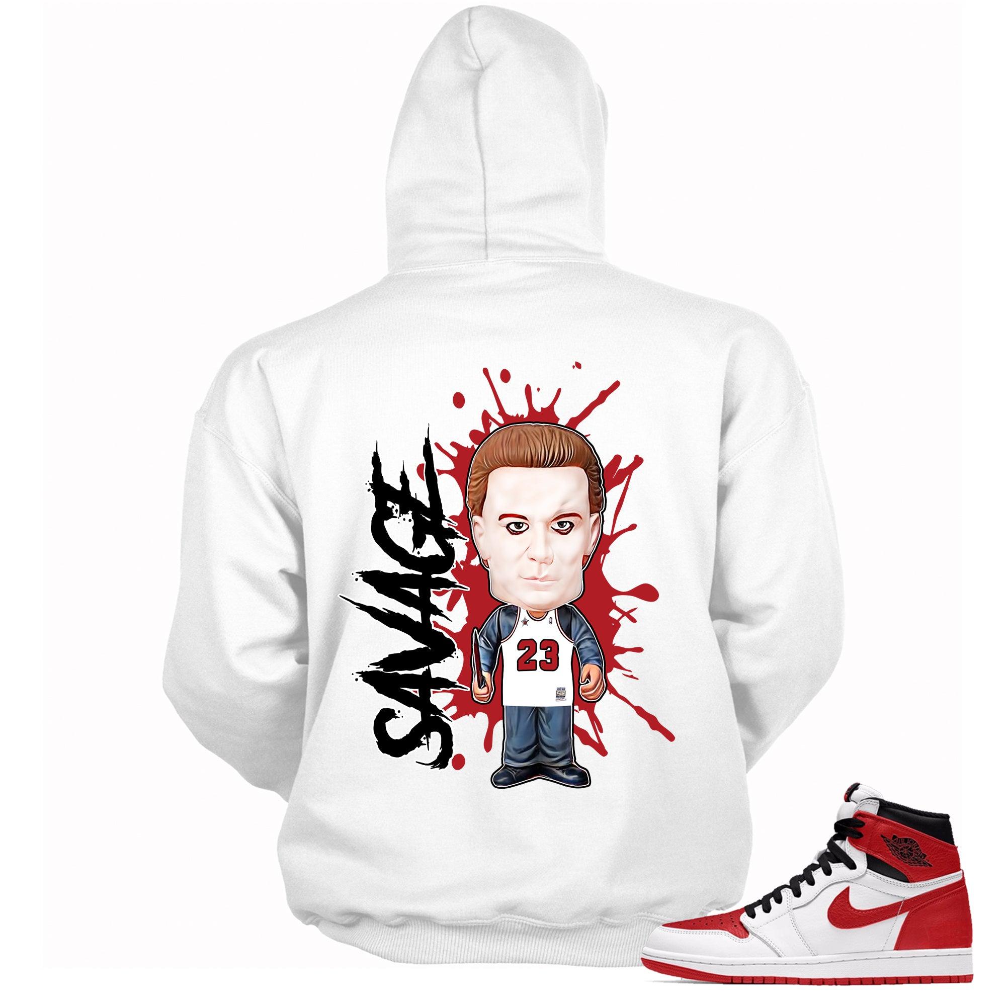 1s High Heritage Hoodie Savage - Sneaker Shirts Outlet