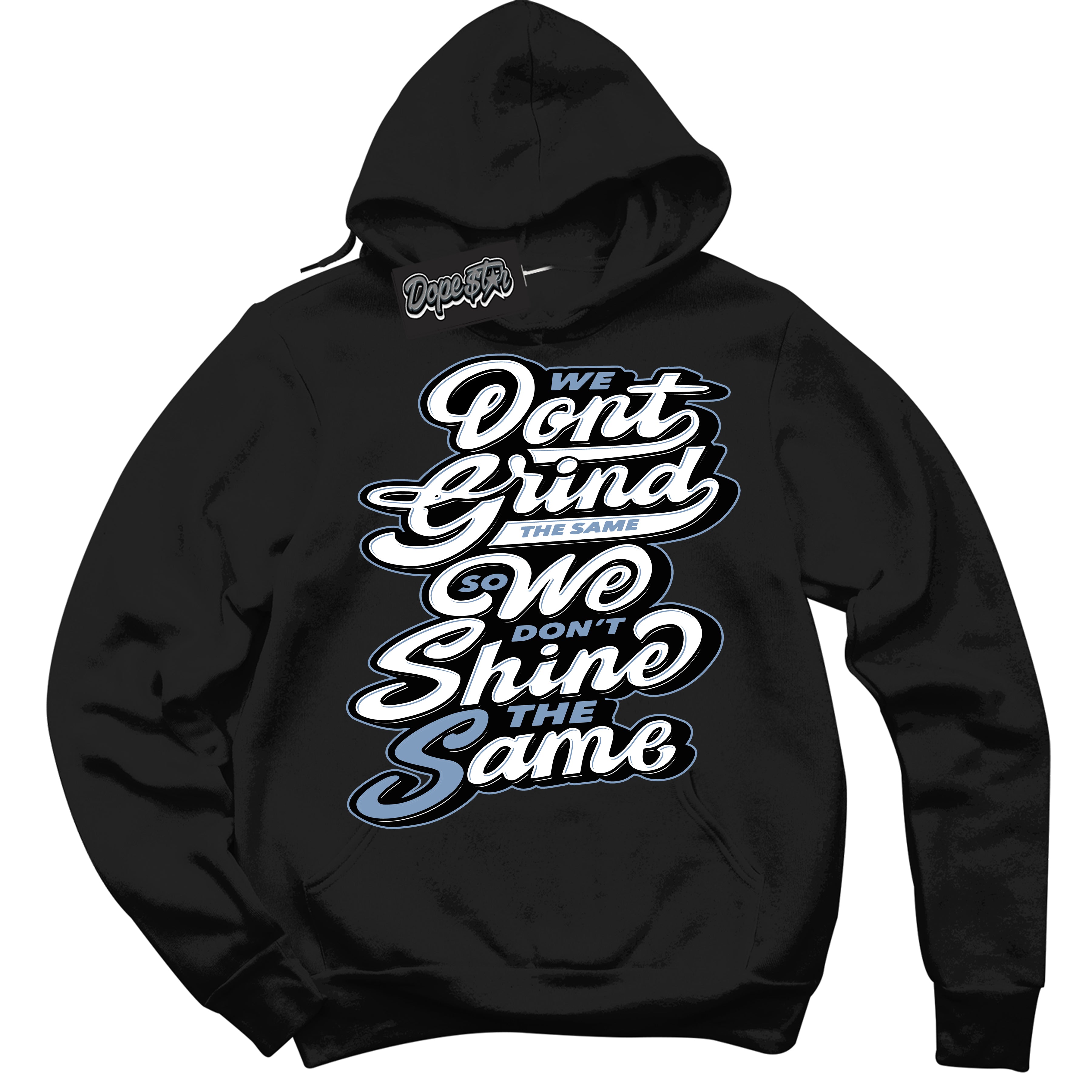 Cool Black Hoodie with “ Grind Shine ”  design that Perfectly Matches Reverse Oreo 6s Sneakers.