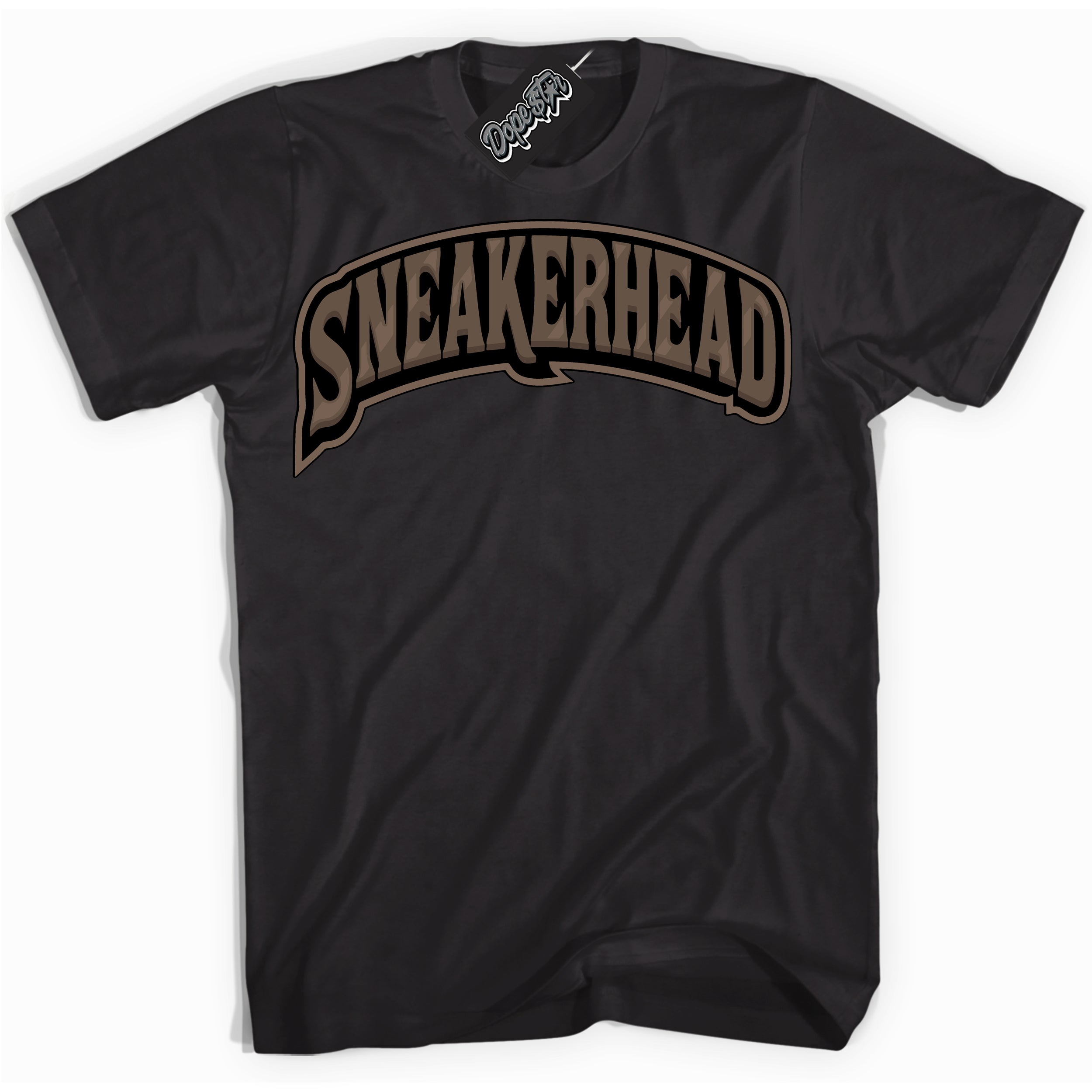 Cool Black Shirt with “Sneakerhead” design that perfectly matches the Jumpman Jack TR Travis Scott Dark Mocha Sneakers.