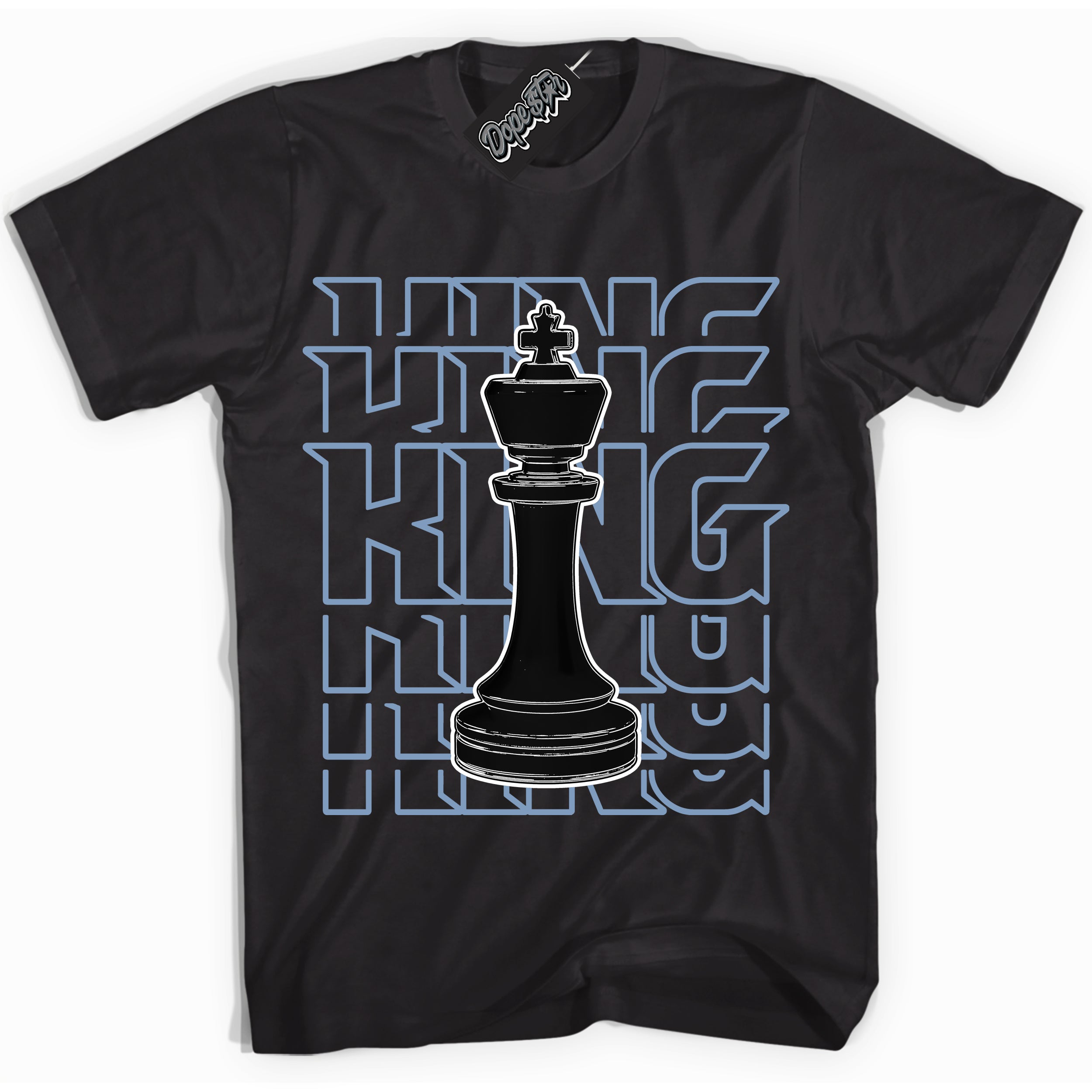 Cool Black Shirt with “ King Chess” design that perfectly matches Reverse Oreo 6s Sneakers.