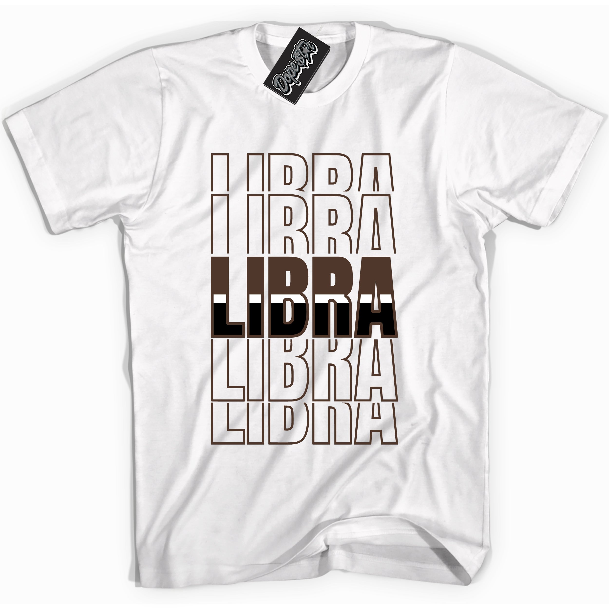 Cool White graphic tee with “ Libra ” design, that perfectly matches Palomino 1s sneakers