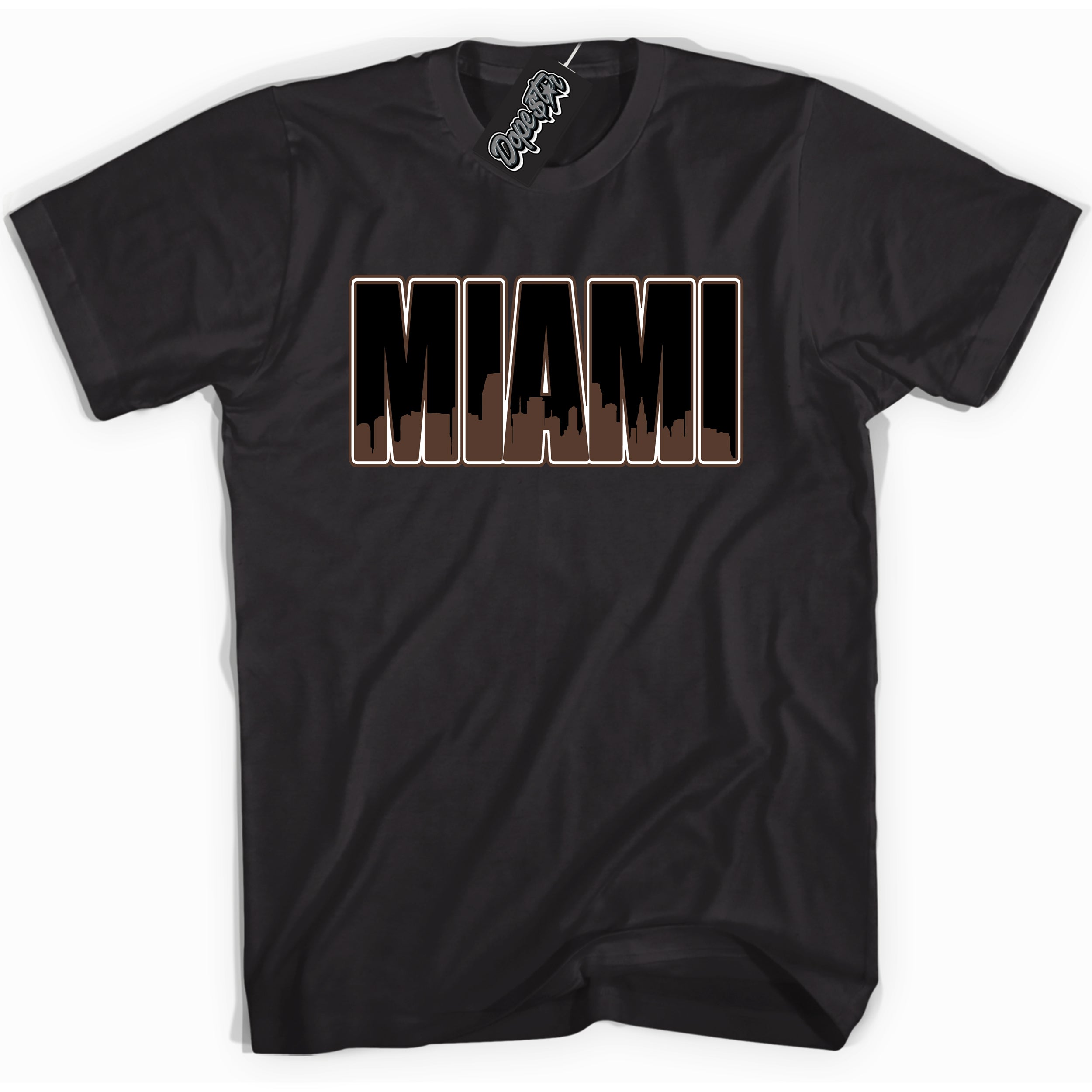 Cool Black graphic tee with “ Miami ” design, that perfectly matches Palomino 1s sneakers