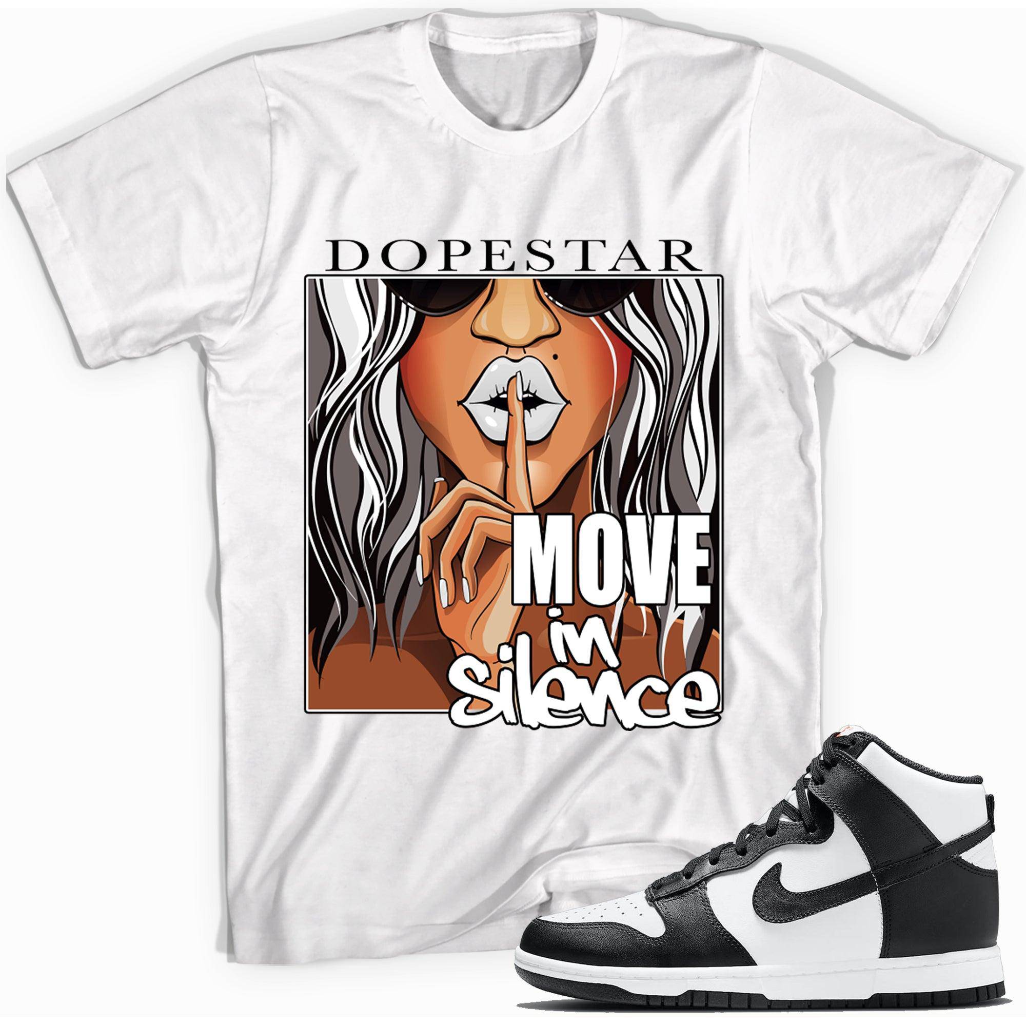 Dunk High Panda 2021 Shirt Move In Silence