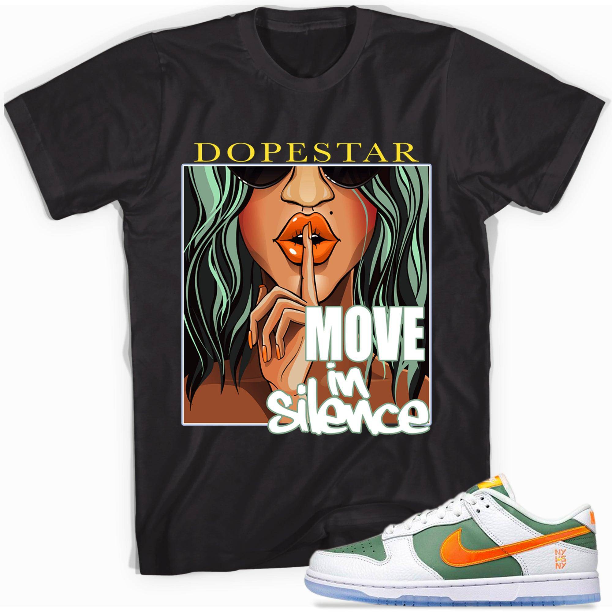 Dunk Low NY vs NY Shirt Move In Silence