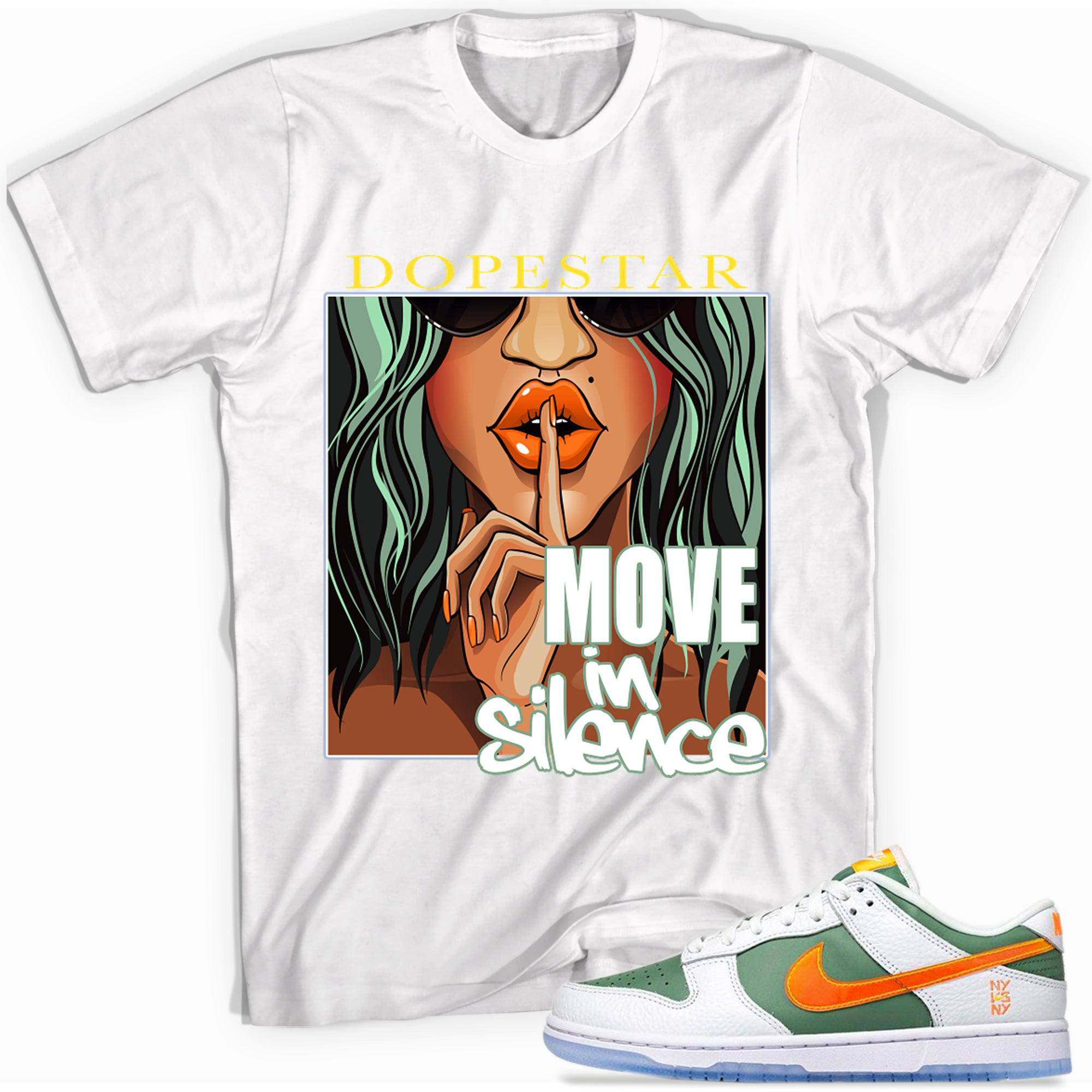 Dunk Low NY vs NY Shirt Move In Silence