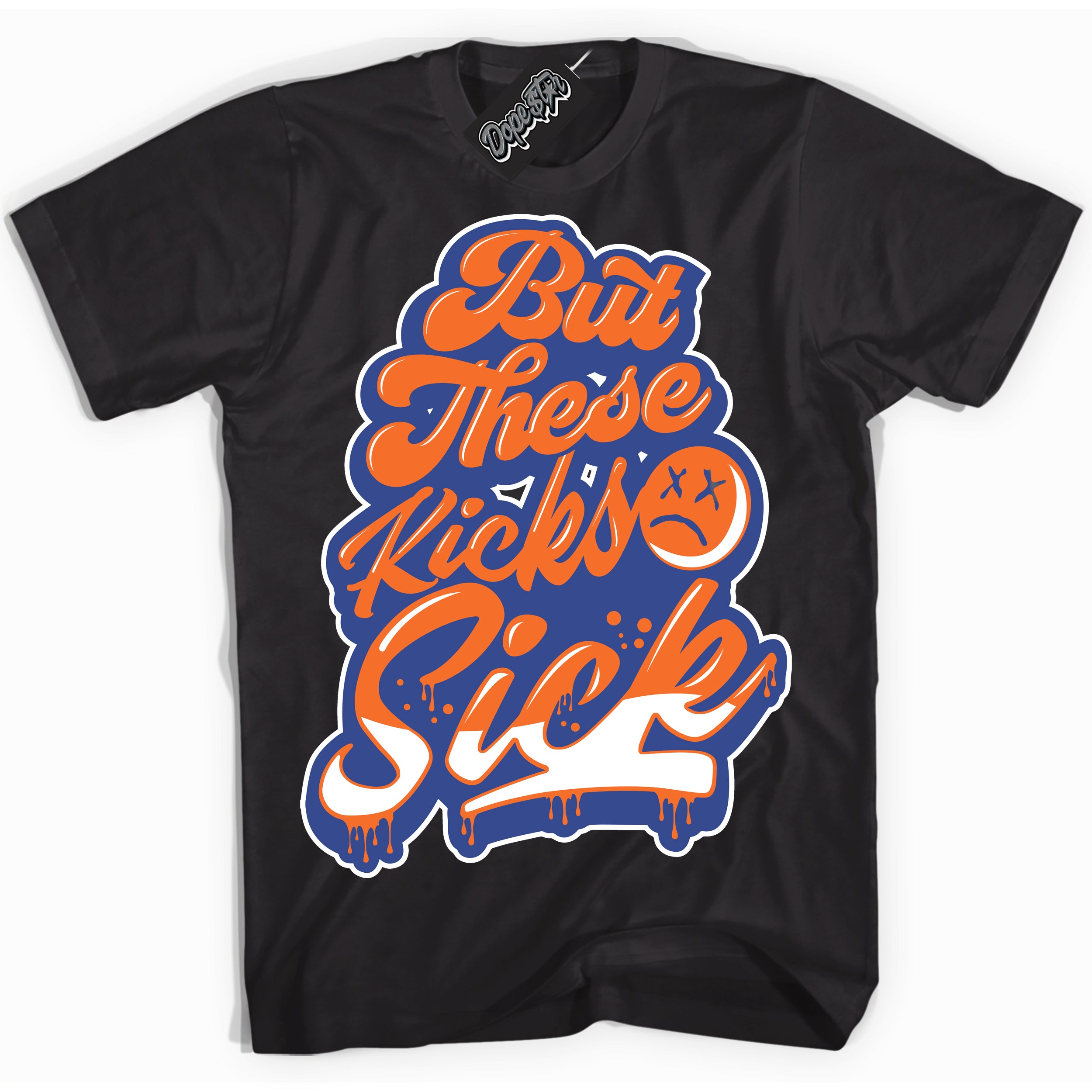 Cool Black Shirt with “ Kick Sick ” design that perfectly matches Low Knicks.
