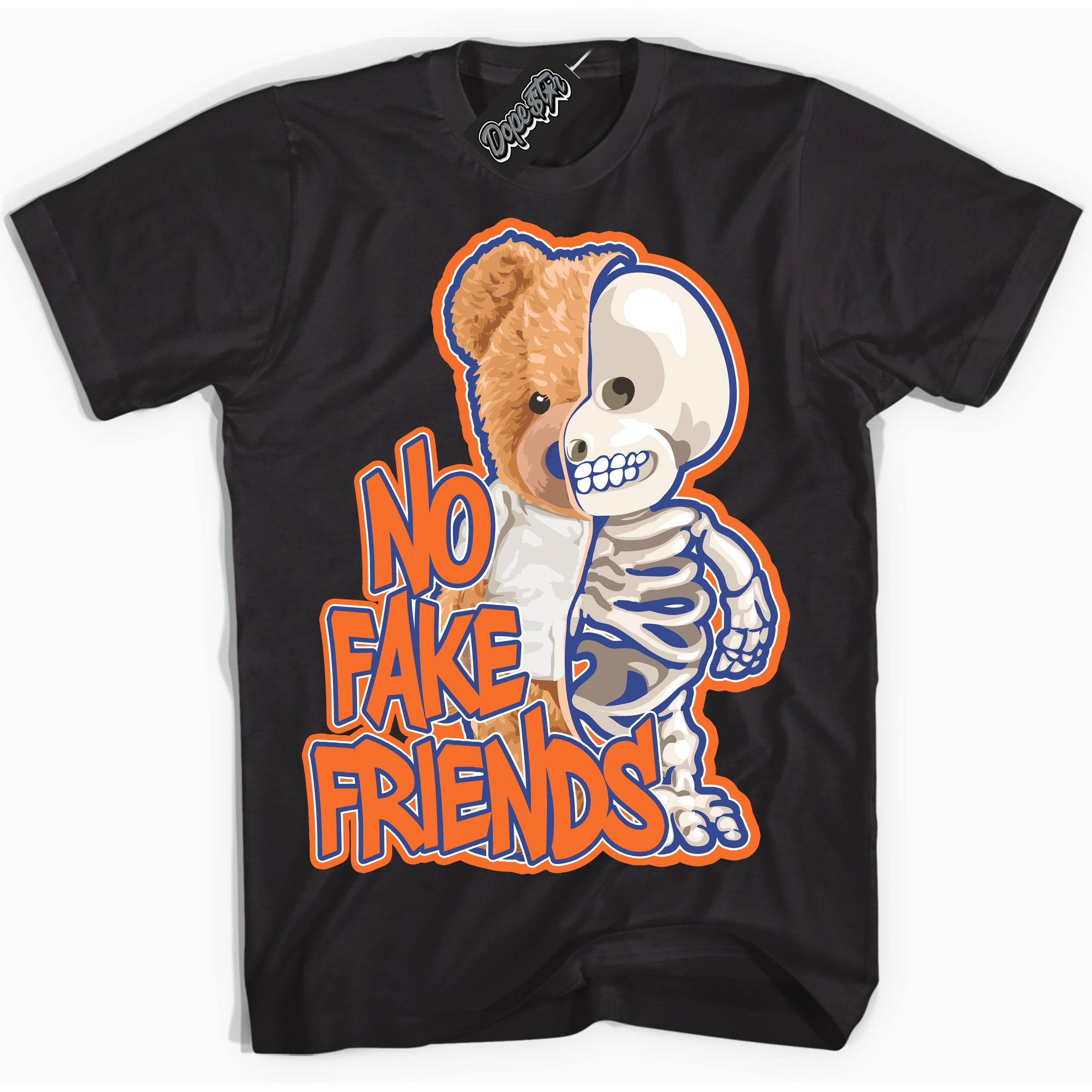 Cool Black Shirt with “ No Fake Friends ” design that perfectly matches Low Knicks.