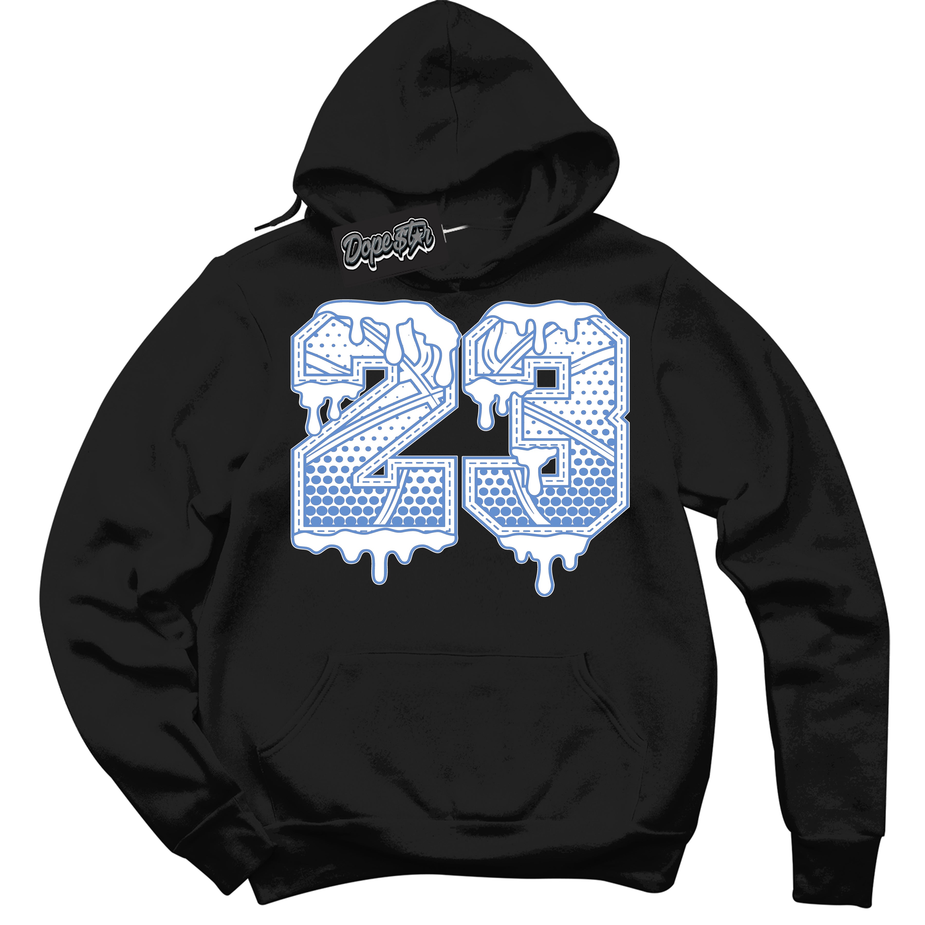 Cool Black Hoodie with “ 23 Ball ”  design that Perfectly Matches Polar Blue Dunk.