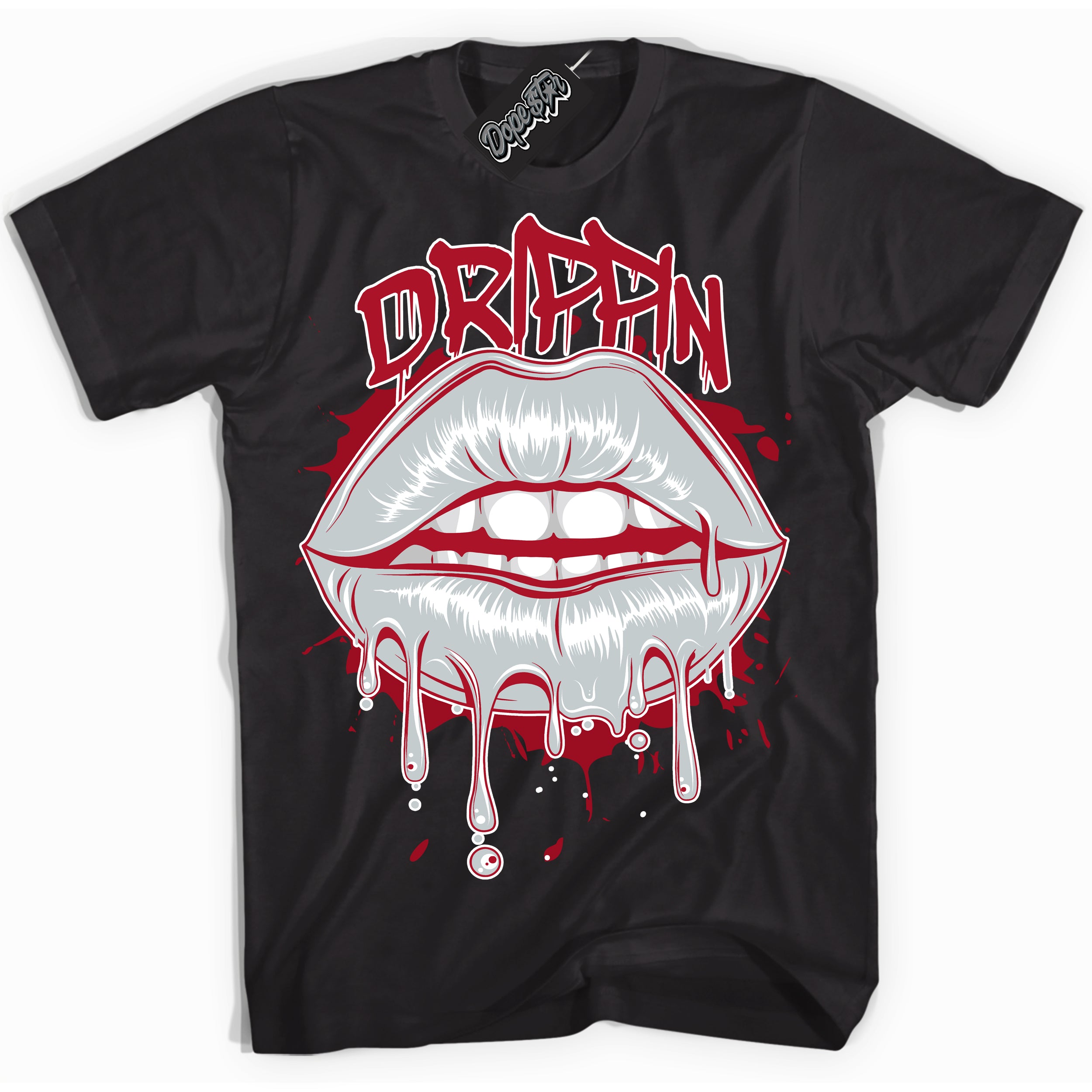 Cool Black Shirt with “ Drippin ” design that perfectly matches Reverse Ultraman Sneakers.