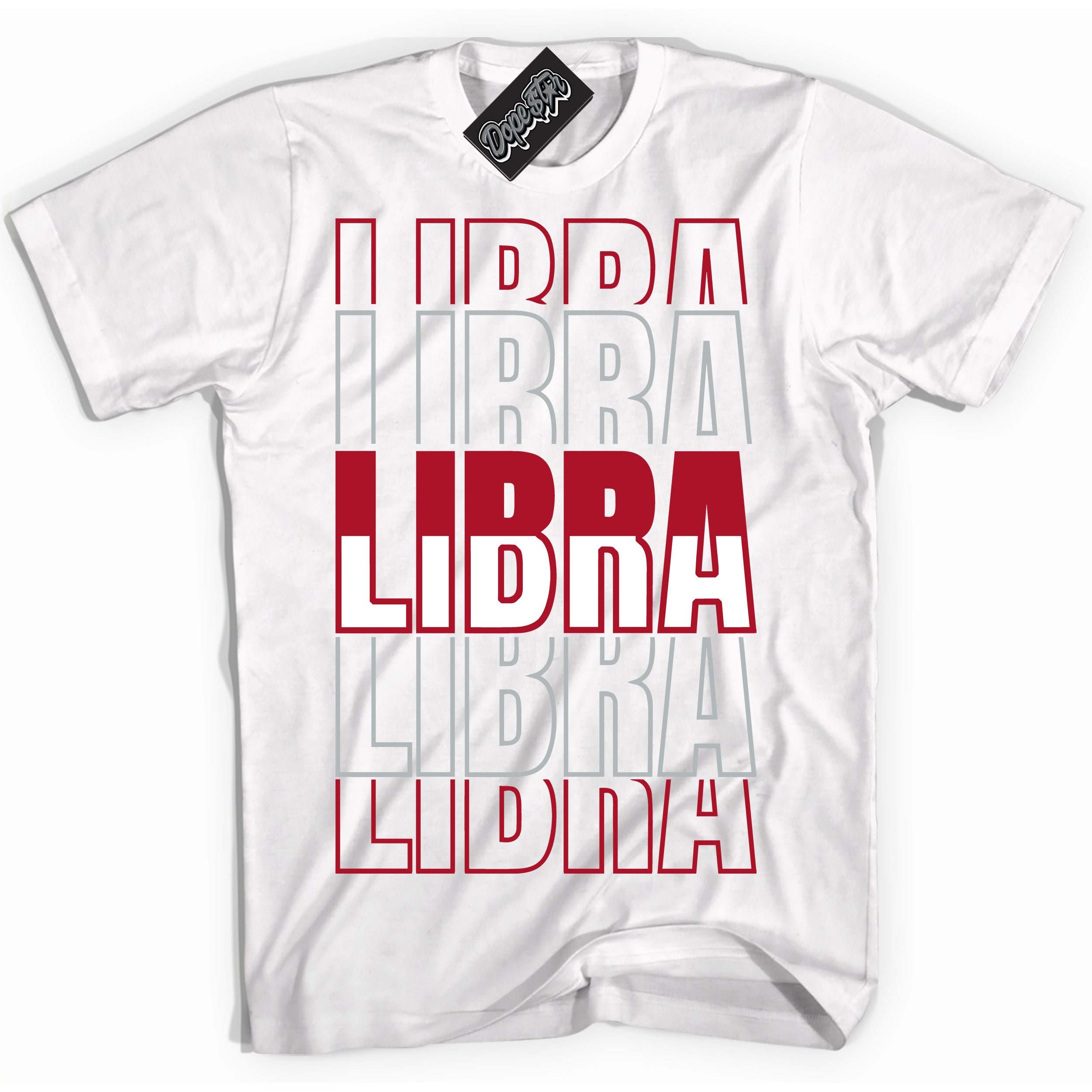 Cool White Shirt with “ Libra” design that perfectly matches Reverse Ultraman Sneakers.
