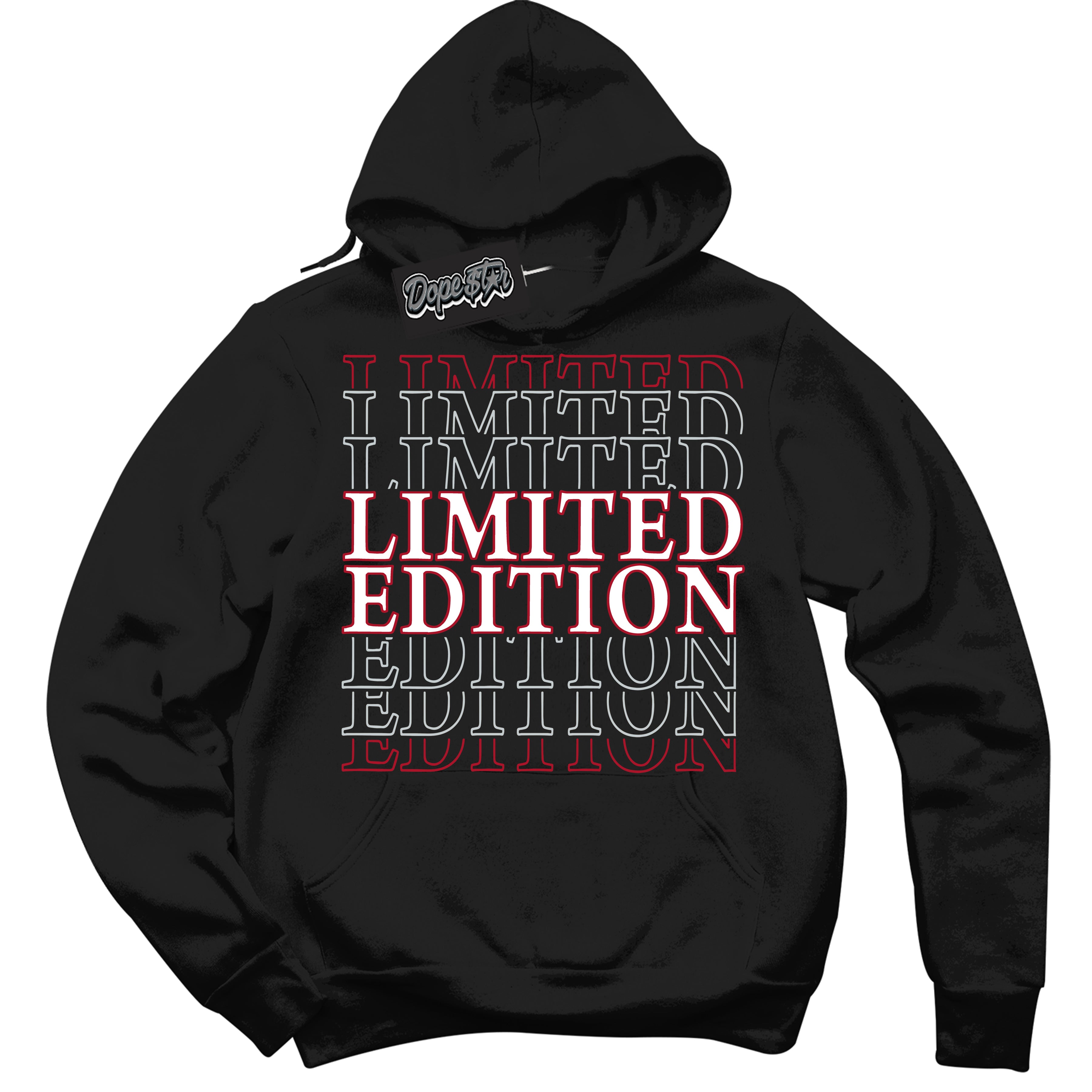 Cool Black Hoodie with “ Limited Edition ” design that Perfectly Matches Reverse Ultraman Sneakers.