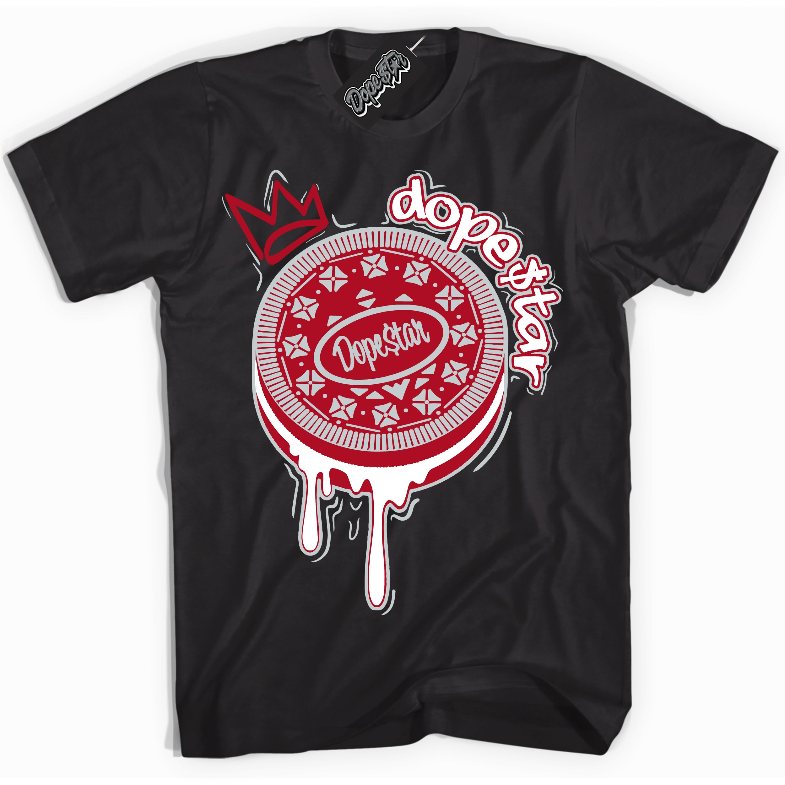 Cool Black Shirt with “ Oreo DS” design that perfectly matches Reverse Ultraman Sneakers.