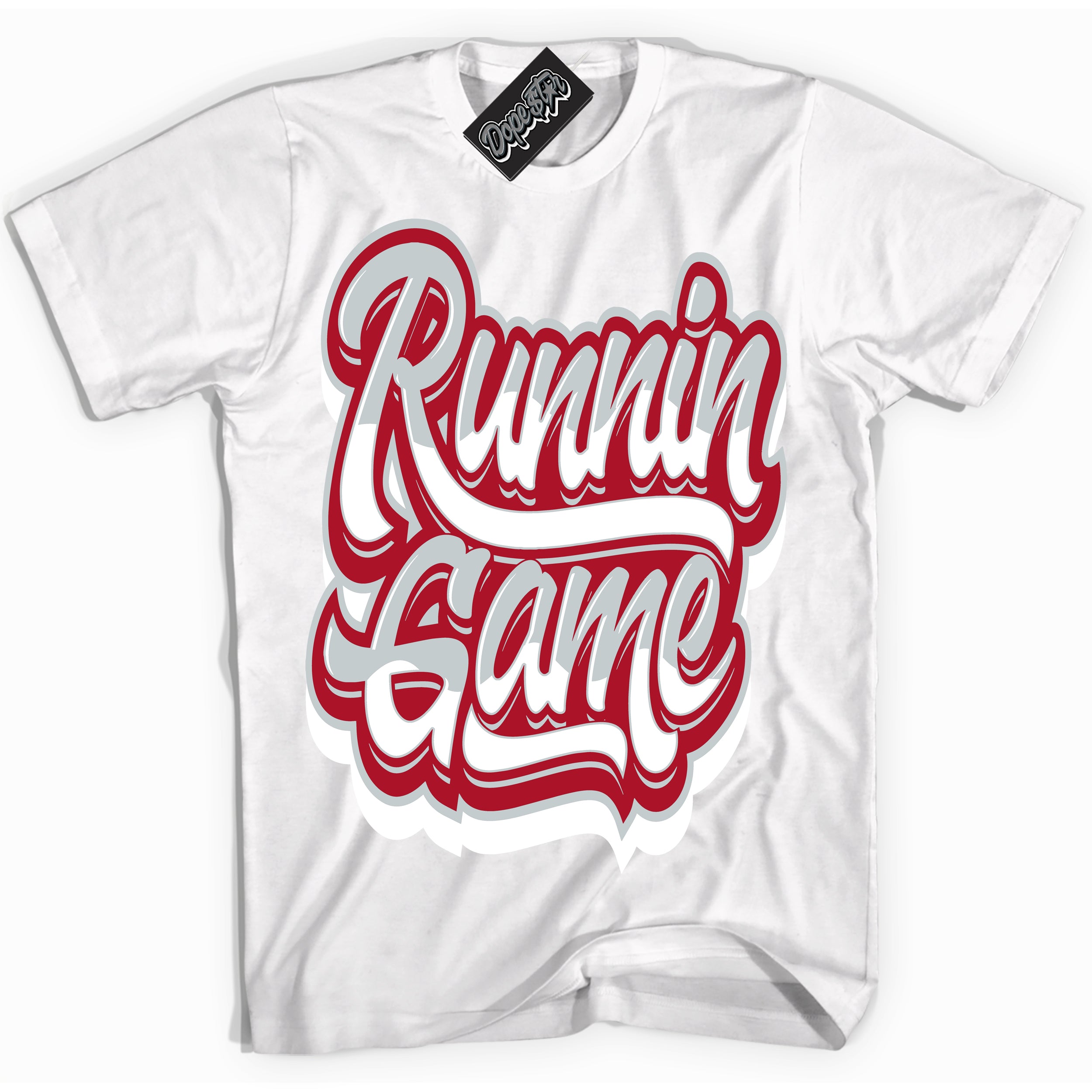 Cool White Shirt with “ Running Game ” design that perfectly matches Reverse Ultraman Sneakers.