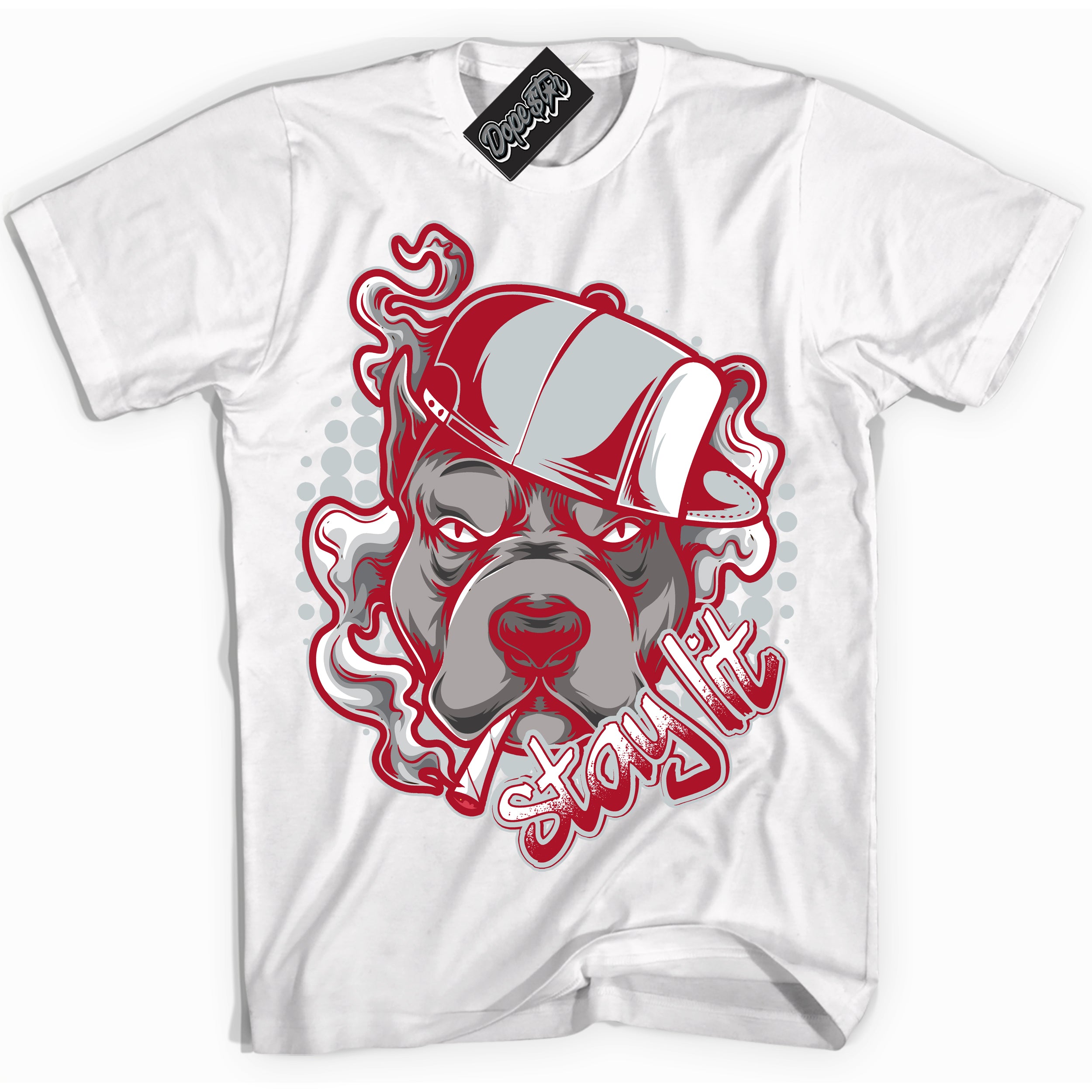 Cool White Shirt with “ Stay Lit ” design that perfectly matches Reverse Ultraman Sneakers.