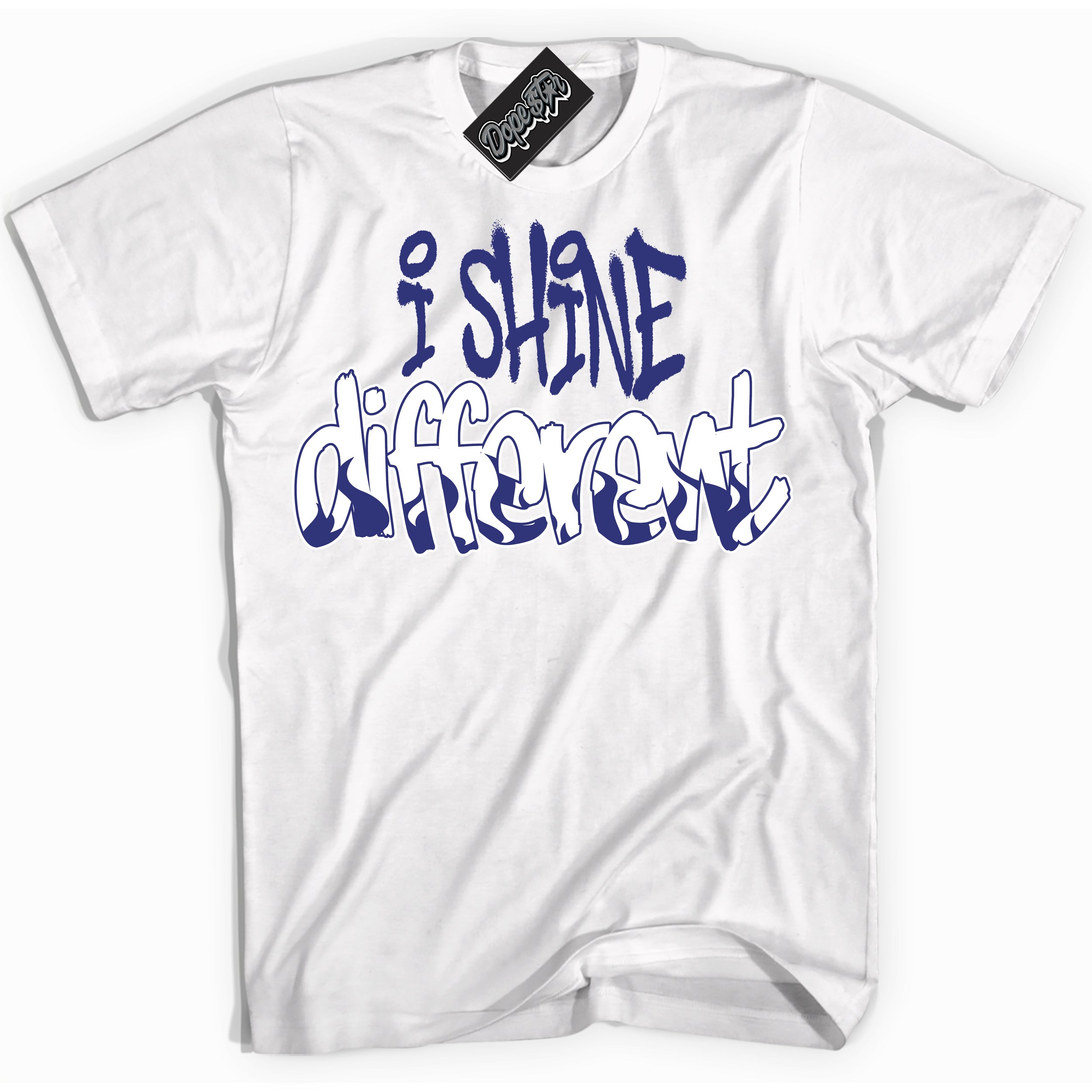 Cool White Shirt with “ I Shine Different ” design that perfectly matches Concord Dunk.