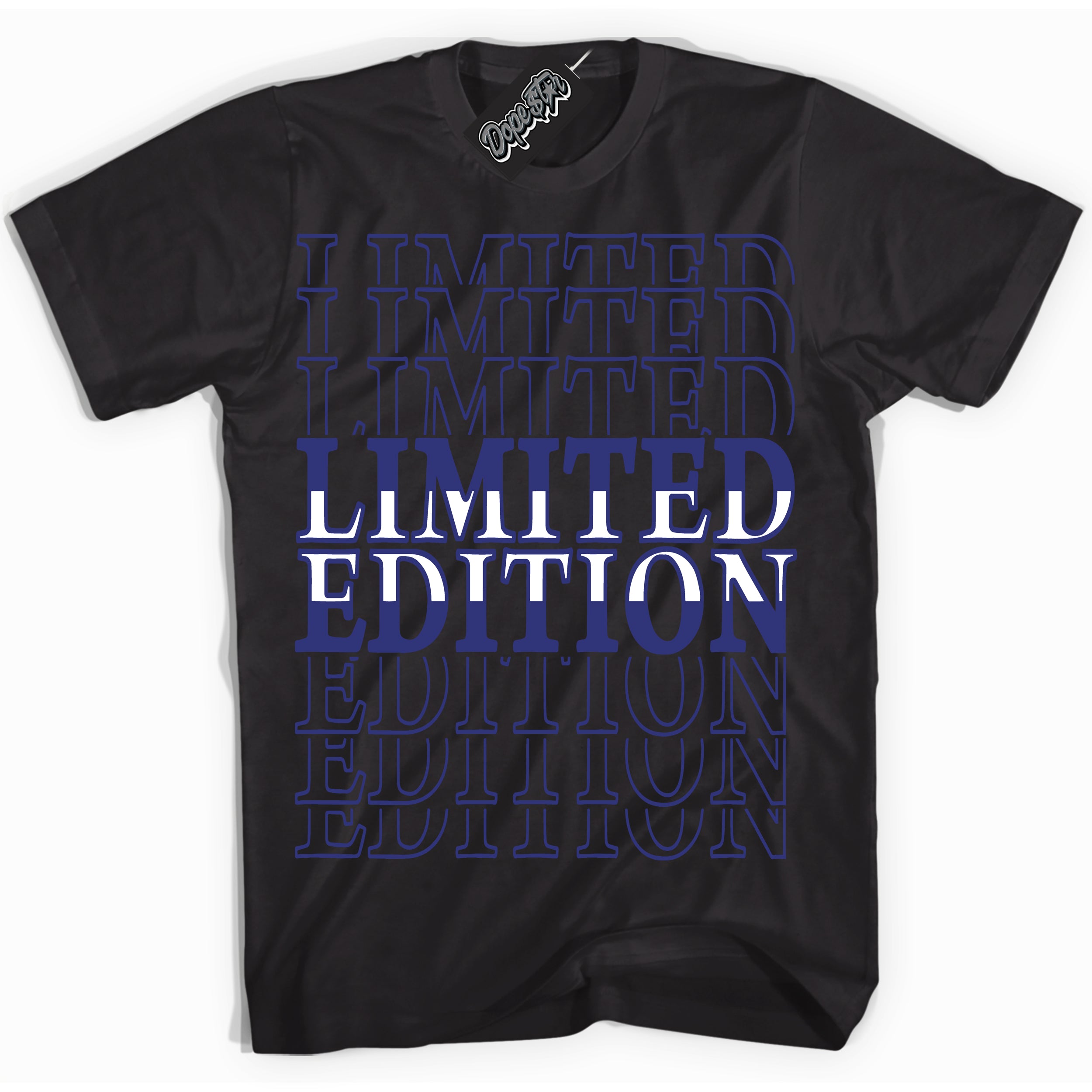 Cool Black Shirt with “ Limited Edition ” design that perfectly matches Concord Dunk.