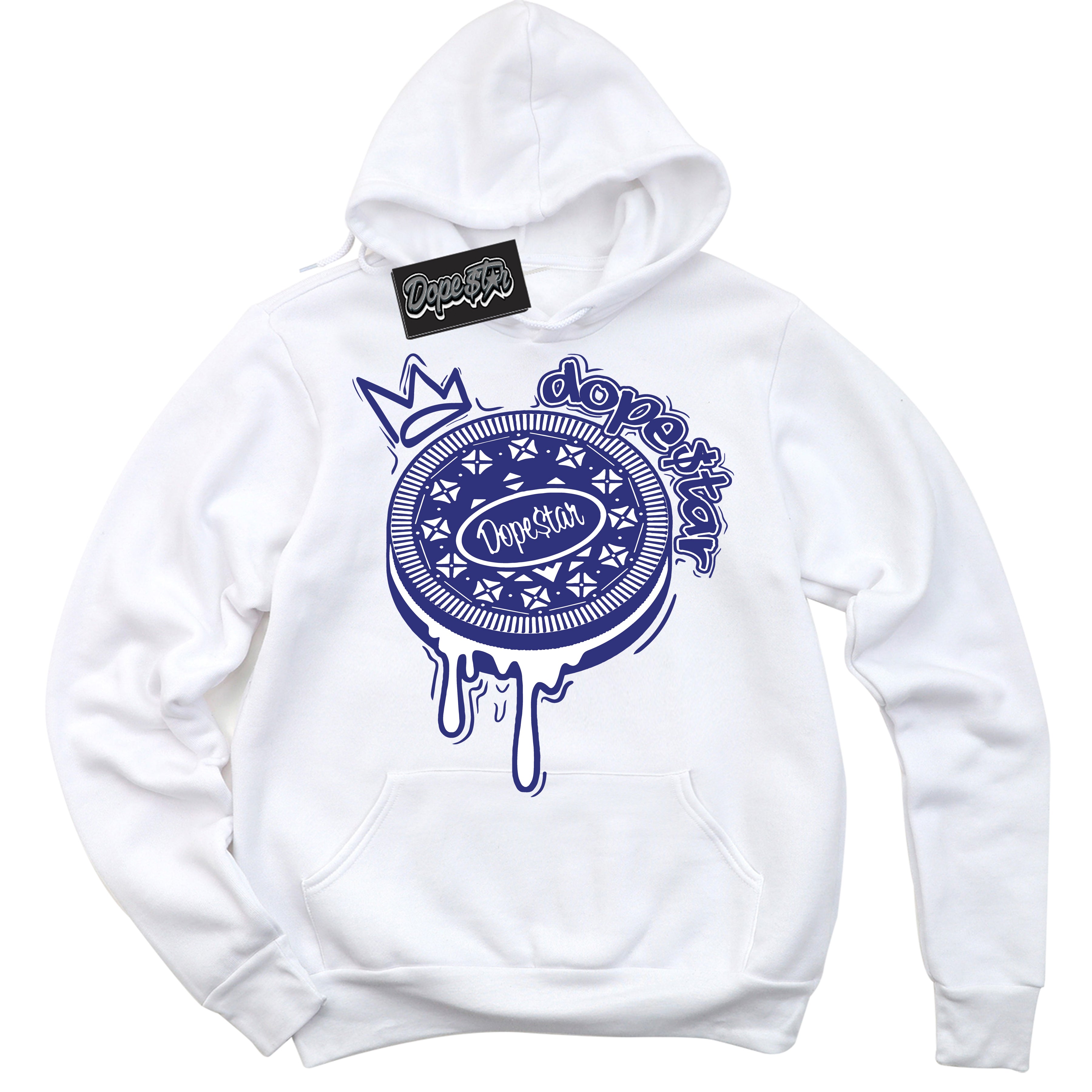 Cool White Hoodie with “ Oreo DS ”  design that Perfectly Matches Concord Dunk.