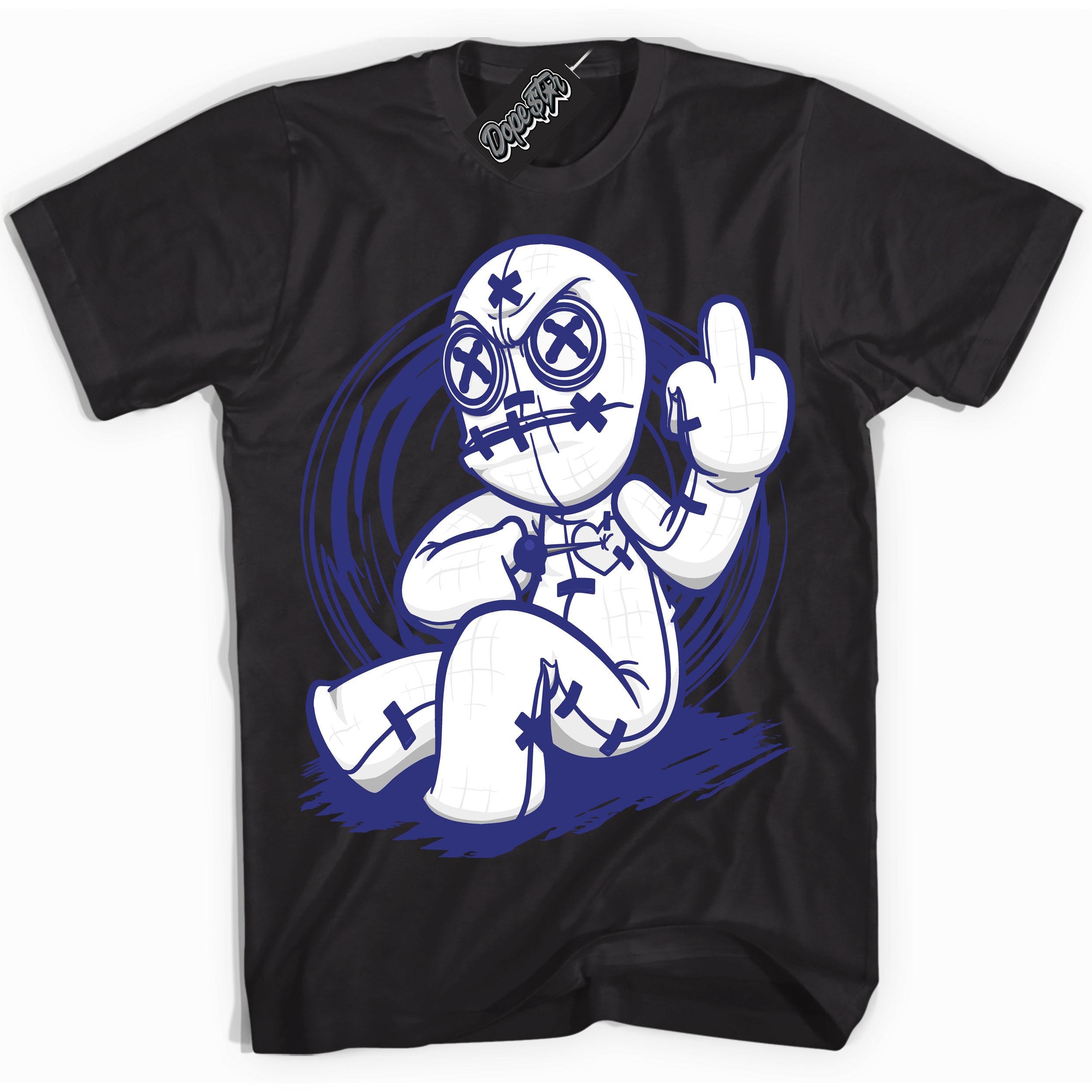 Cool Black Shirt with “ Voodoo Doll ” design that perfectly matches Concord Dunk.