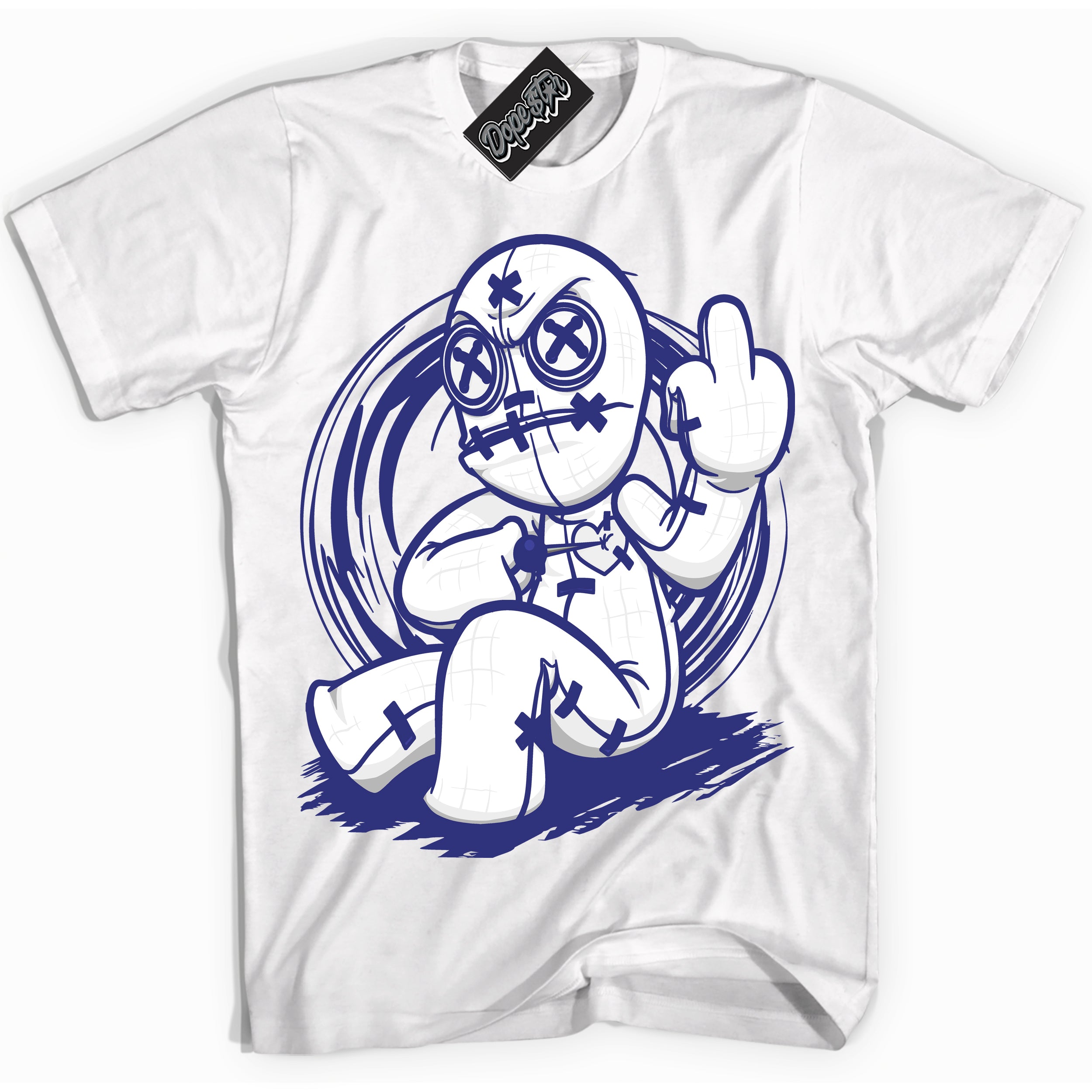Cool White Shirt with “ Voodoo Doll ” design that perfectly matches Concord Dunk.