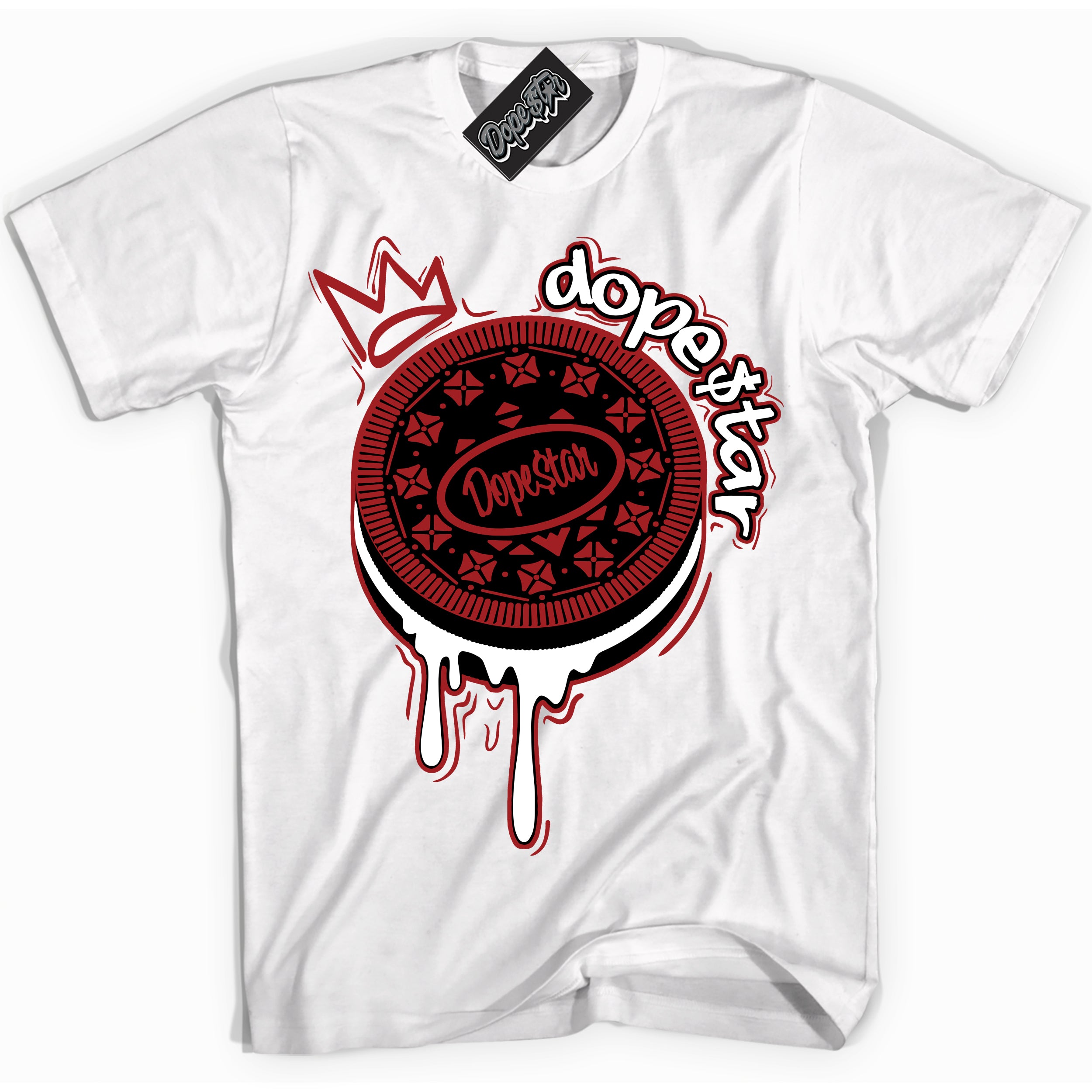 Cool White graphic tee with “ Oreo DS ” print, that perfectly matches Lost And Found 1s sneakers