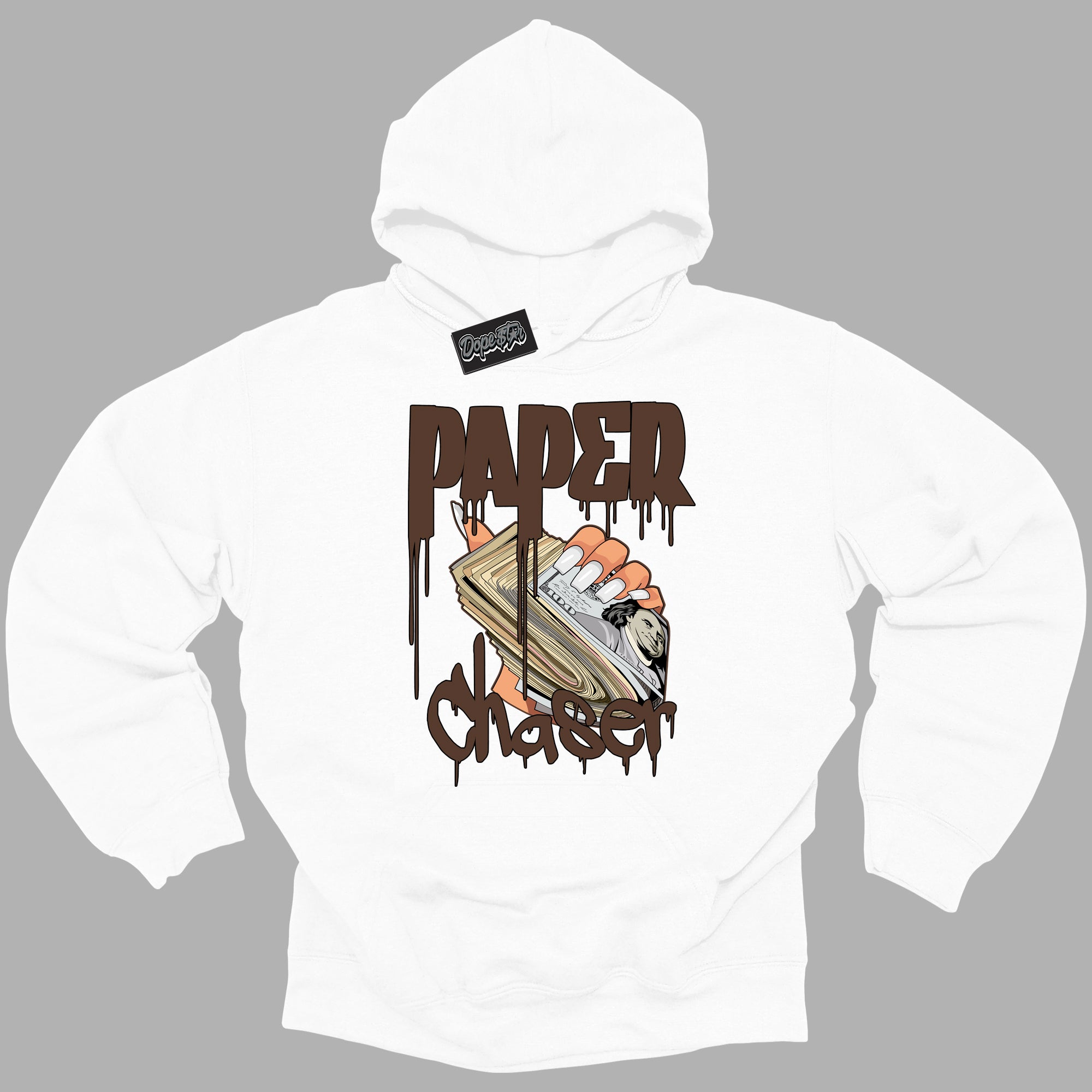 Cool White graphic tee with “ Paper Chaser ” design, that perfectly matches Palomino 1s sneakers