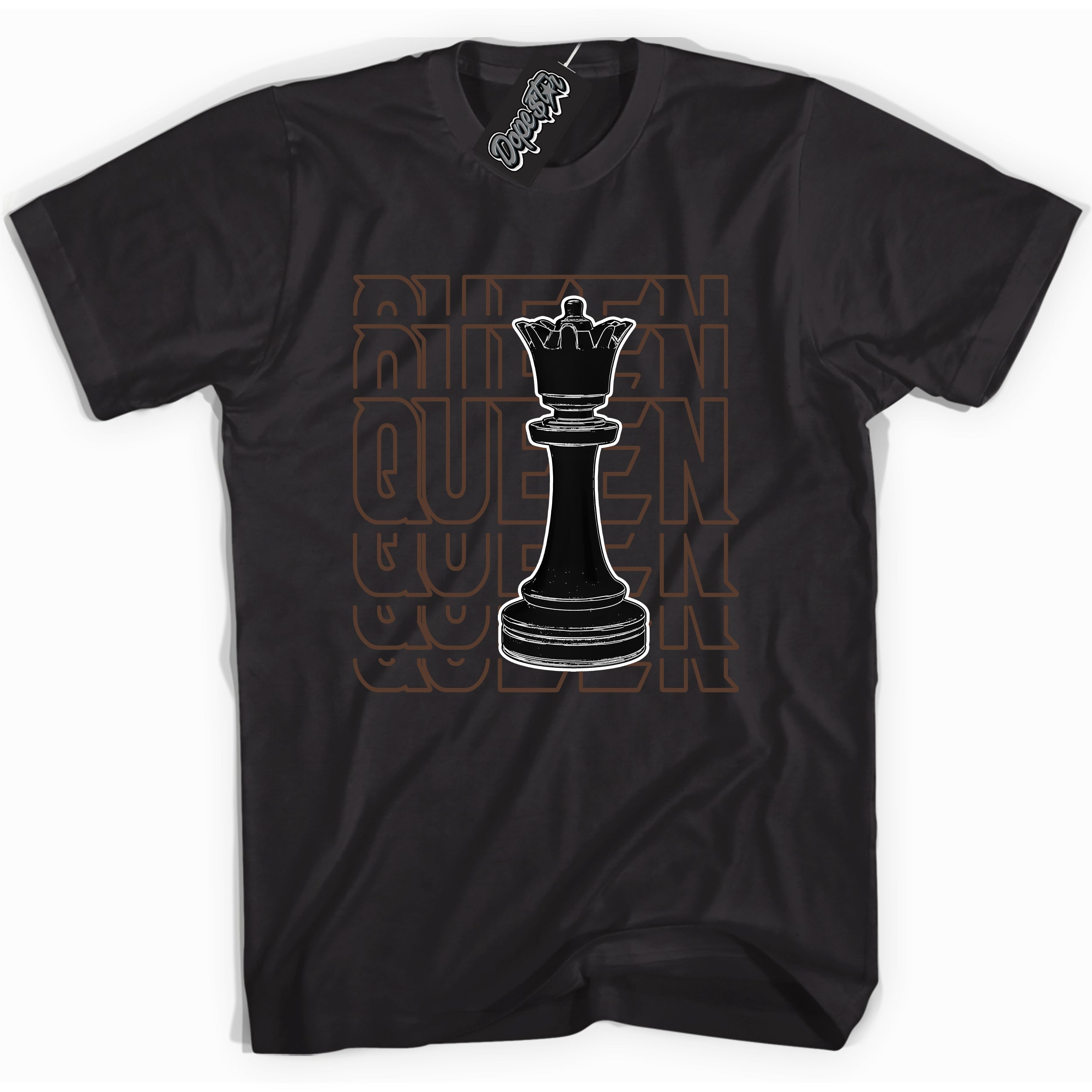 Cool Black graphic tee with “ Queen Chess ” design, that perfectly matches Palomino 1s sneakers