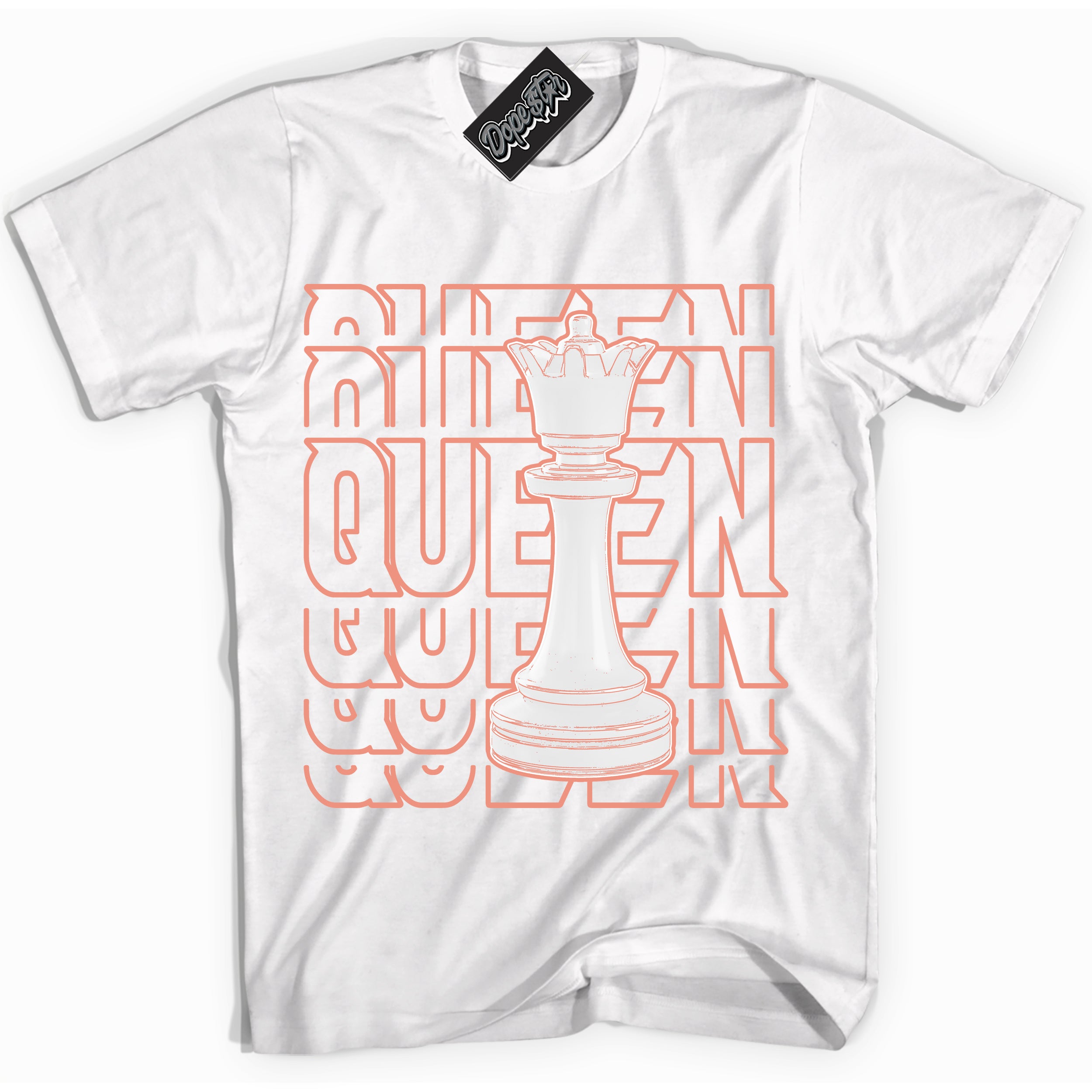 Dunk Low Light Wild Mango 'Queen Chess' Shirt – White Streetwear T-Shirt | Sneaker Matching Tee for Dunk Low Light Wild Mango | Urban Fashion for Queen Chess | Men's & Women's Streetwear Outfit by Sneaker Shirts Outlet.