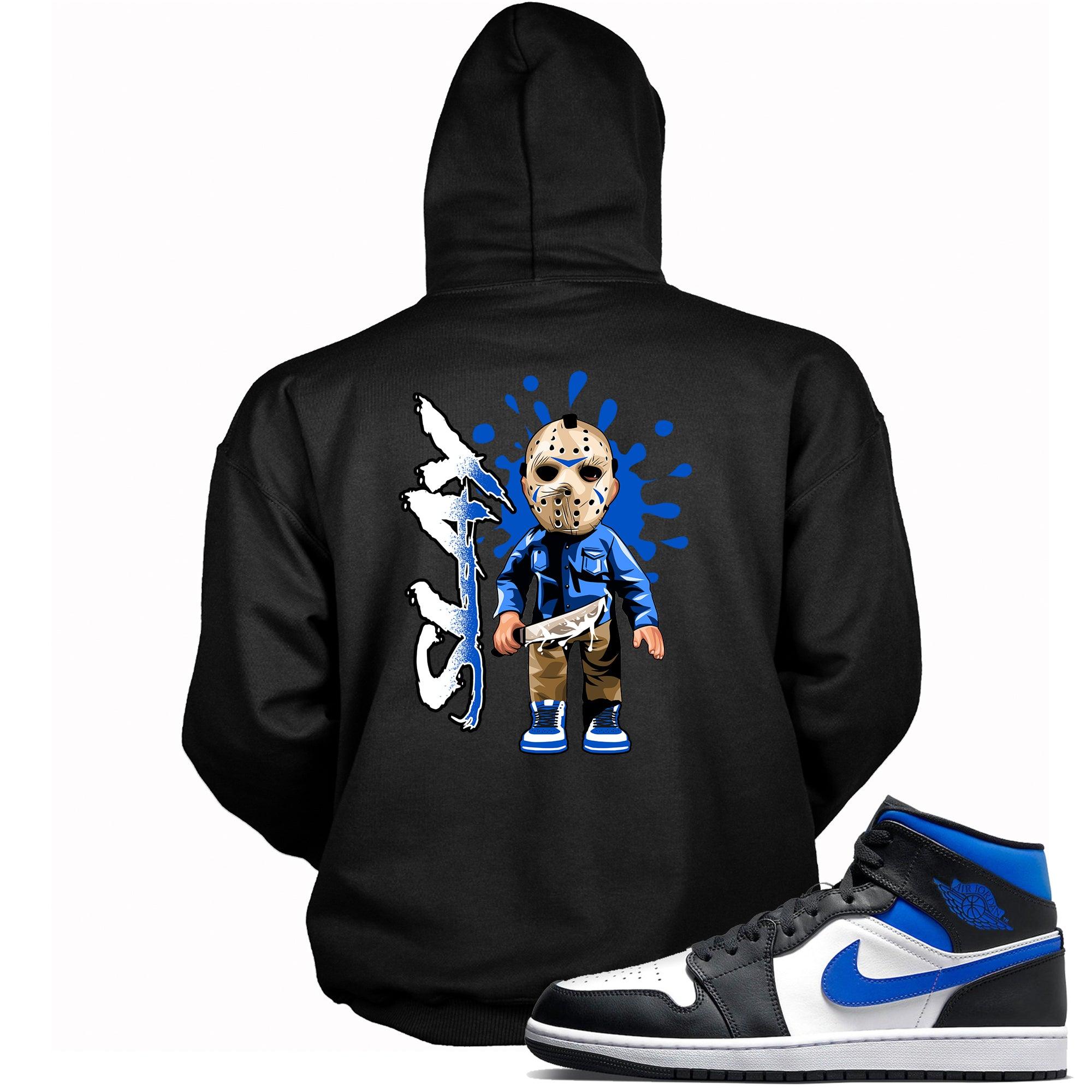 1 Mid White Black Royal Hoodie Slay - Sneaker Shirts Outlet