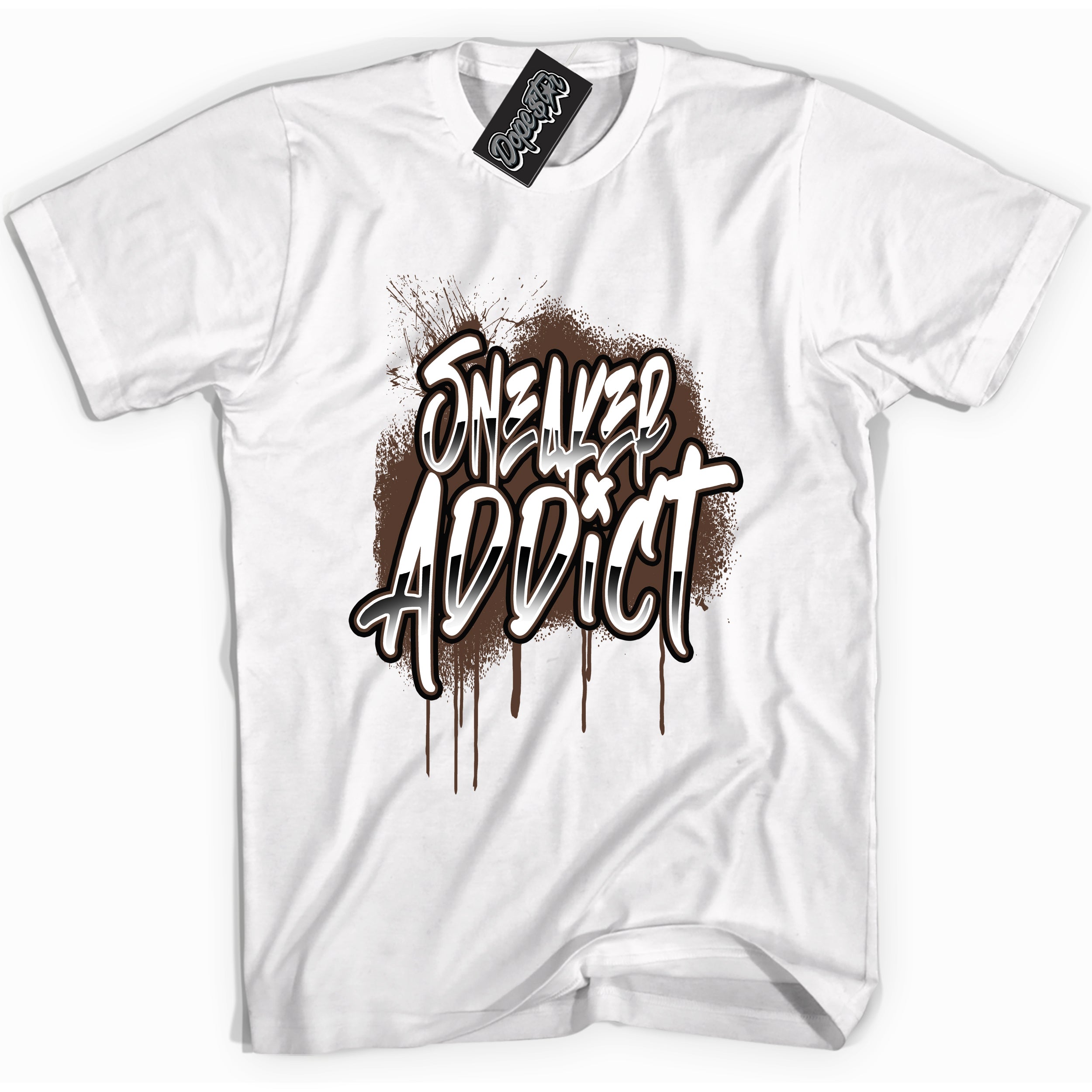 Cool White graphic tee with “ Sneaker Addict ” design, that perfectly matches Palomino 1s sneakers