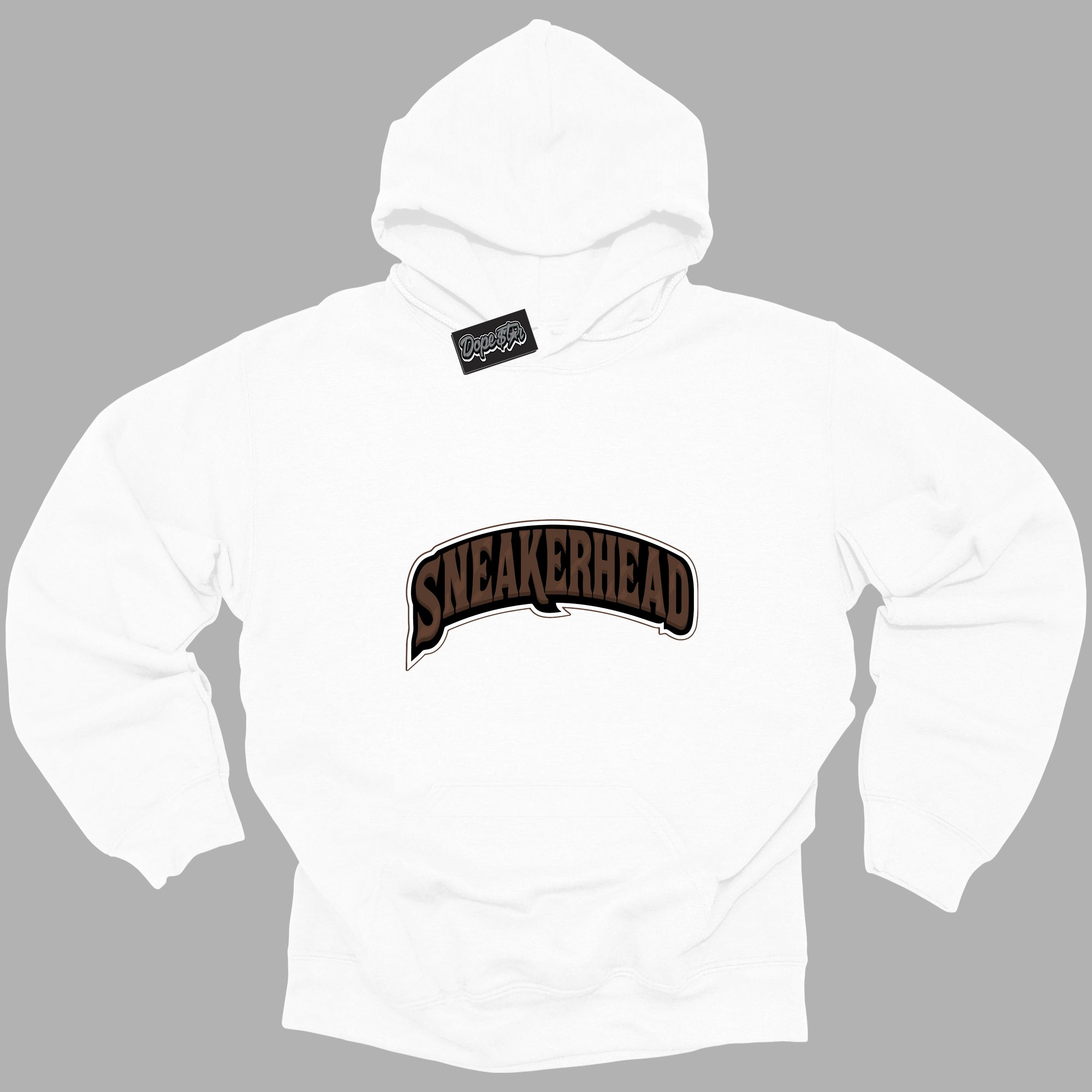 Cool White Graphic DopeStar Hoodie with “ Sneakerhead “ print, that perfectly matches Palomino 1s sneakers