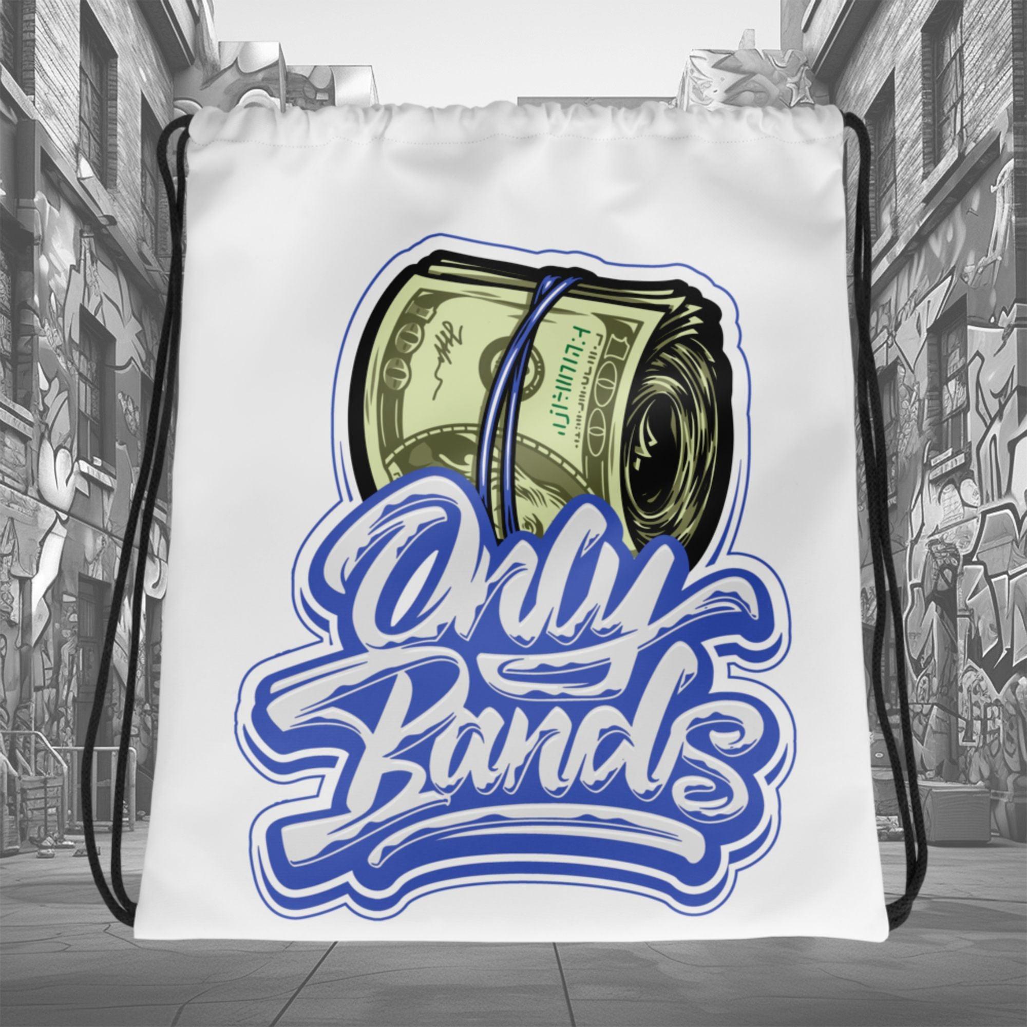 Amazing White Only Bands Drawstring Bag Nike Dunk Disrupt 2 Hyper Royal photo.
