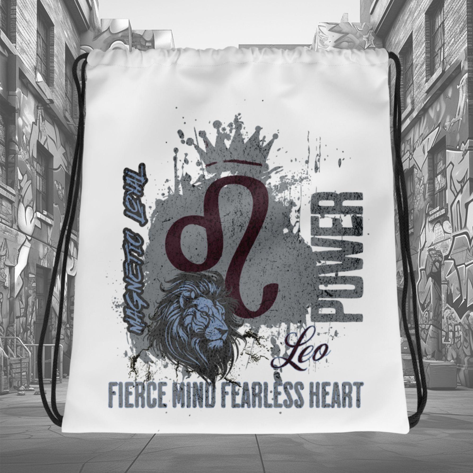 Amazing White LEO Drawstring Bag Air Jordan Burgundy 5 2023 photo.