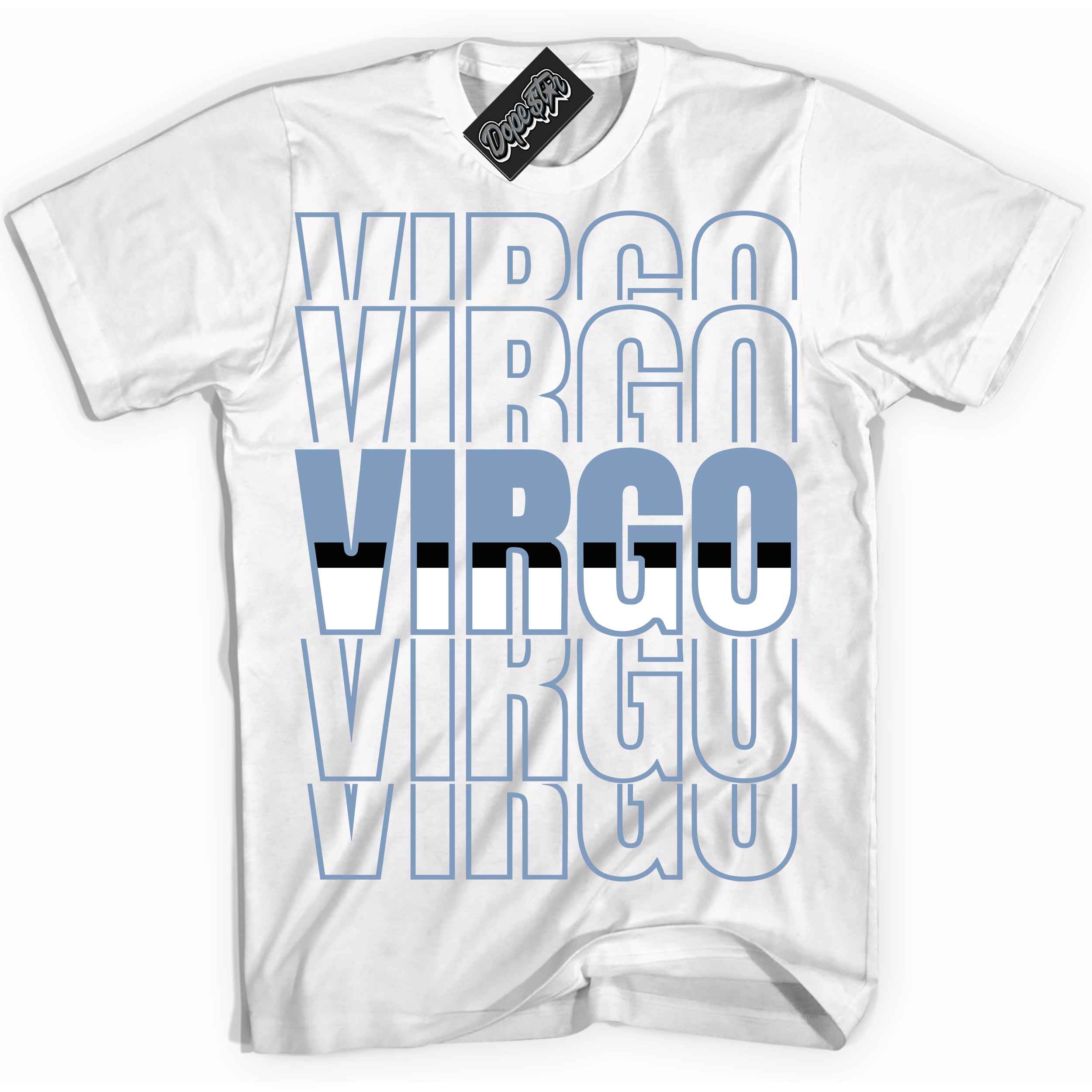 Cool White Shirt with “ Virgo” design that perfectly matches Reverse Oreo 6s Sneakers.