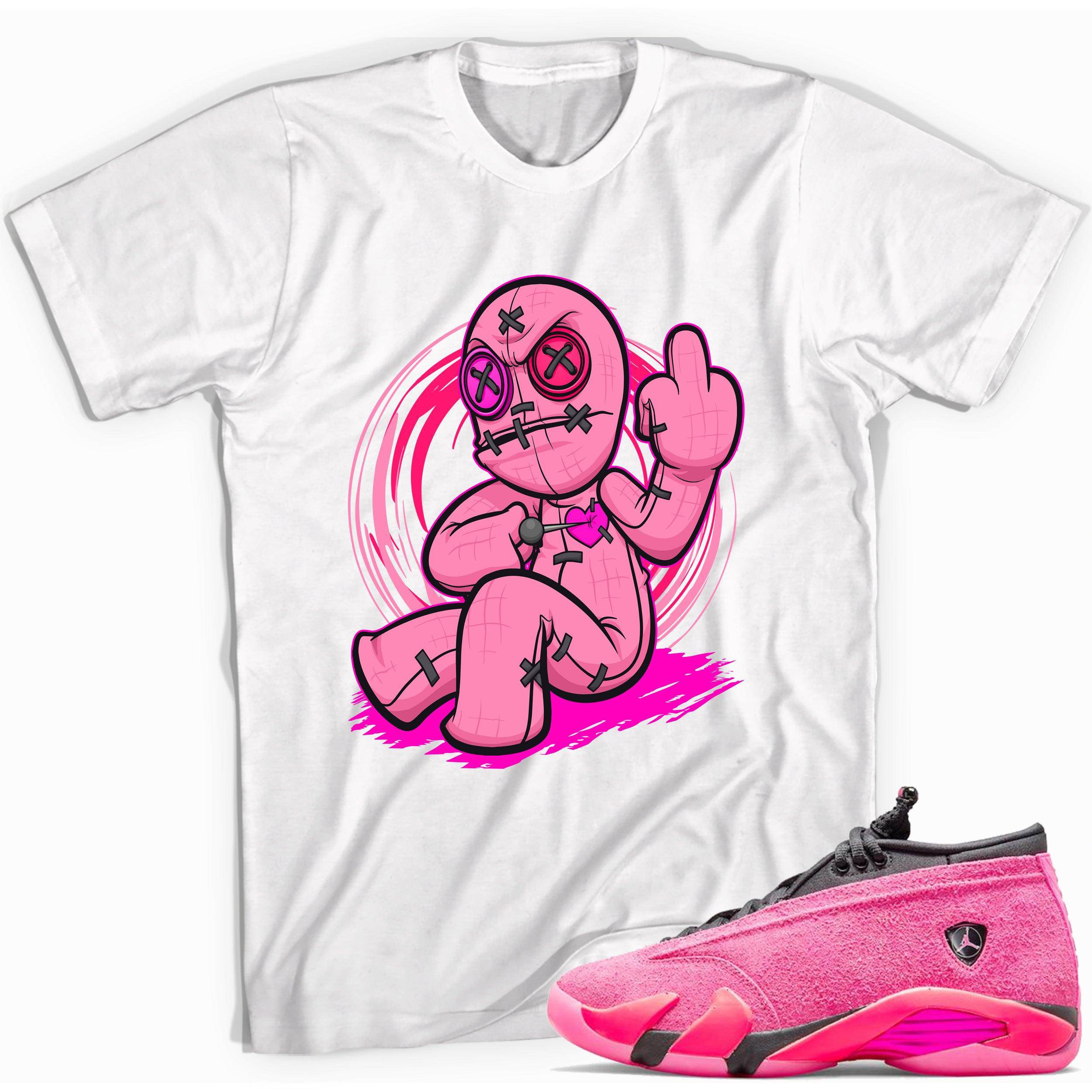 Shocking Pink 14s Shirt Voodoo Doll