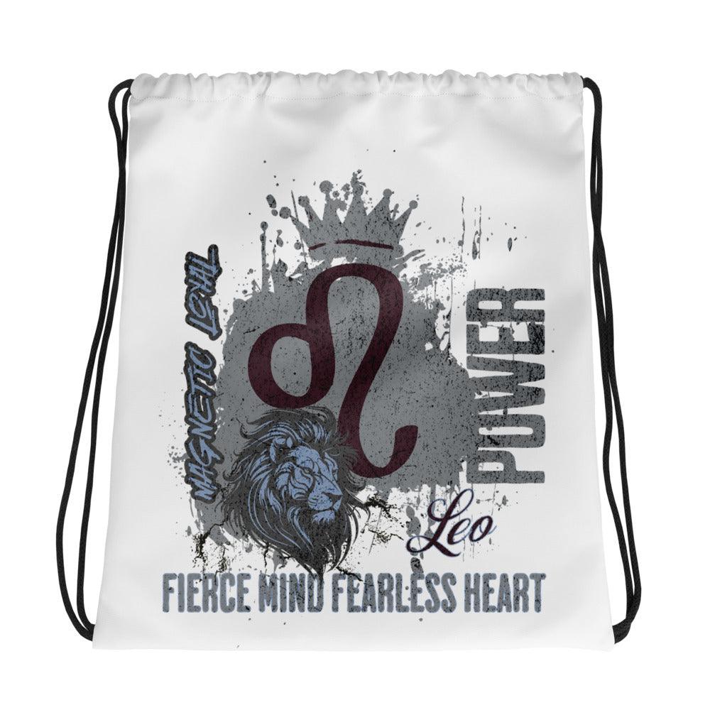 Amazing White LEO Drawstring Bag Air Jordan Burgundy 5 2023 photo.