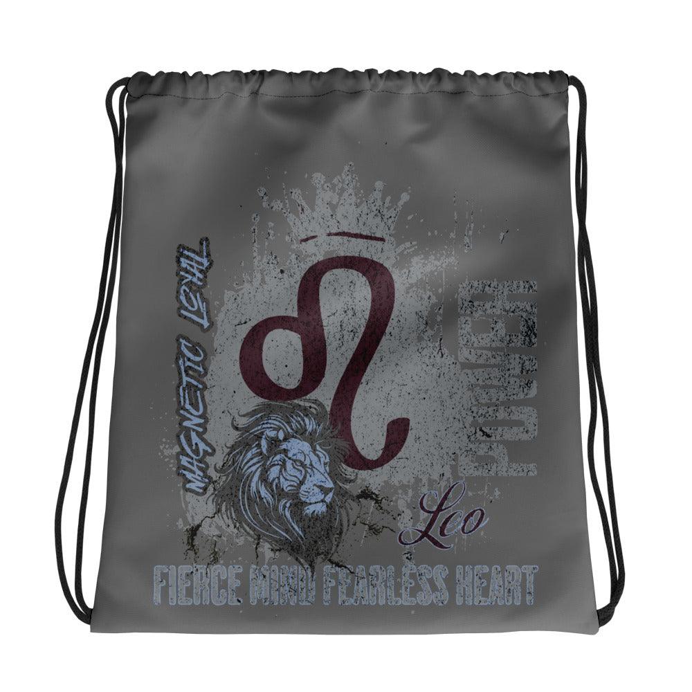 Amazing Grey LEO Drawstring Bag Air Jordan Burgundy 5 2023 photo.