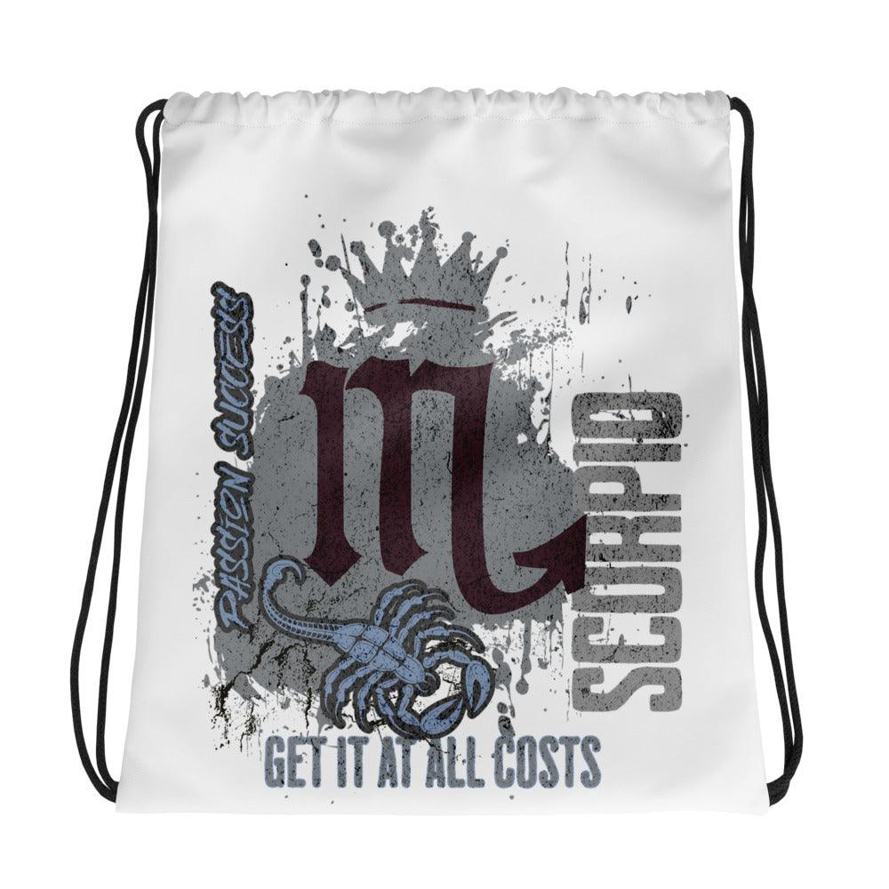 Amazing White Scorpio Drawstring Bag Air Jordan Burgundy 5 2023 photo.