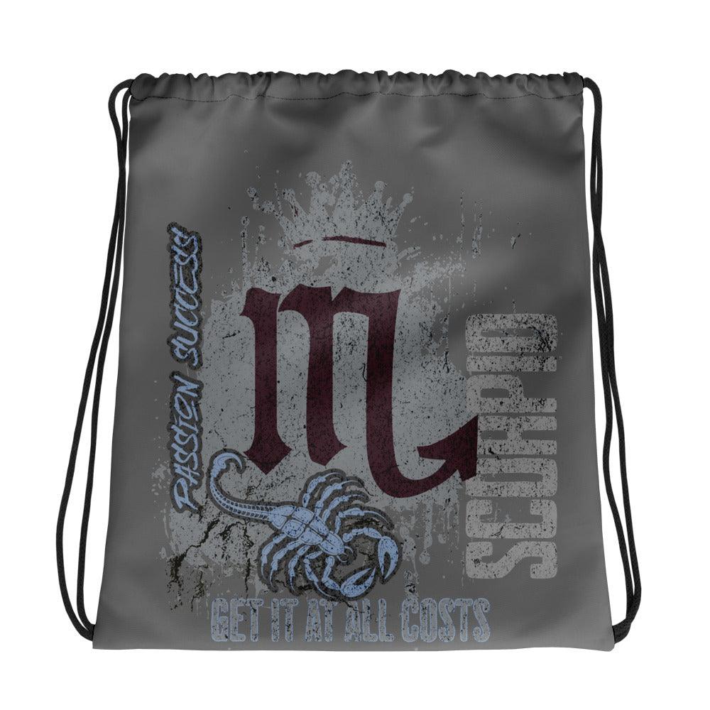 Amazing Grey Scorpio Drawstring Bag Air Jordan Burgundy 5 2023 photo.