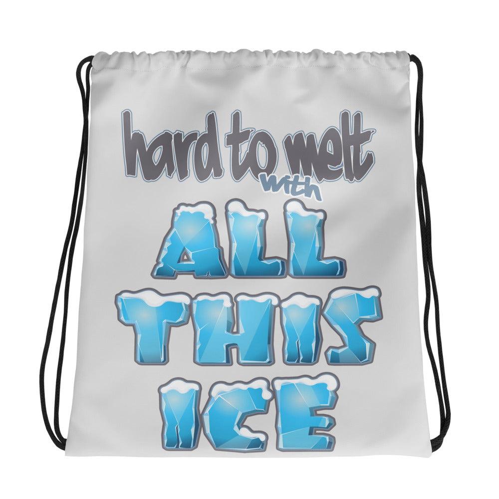 Amazing Whisper Grey All This Ice Drawstring Bag Air Jordan 11 Retro Low Cement Grey photo.