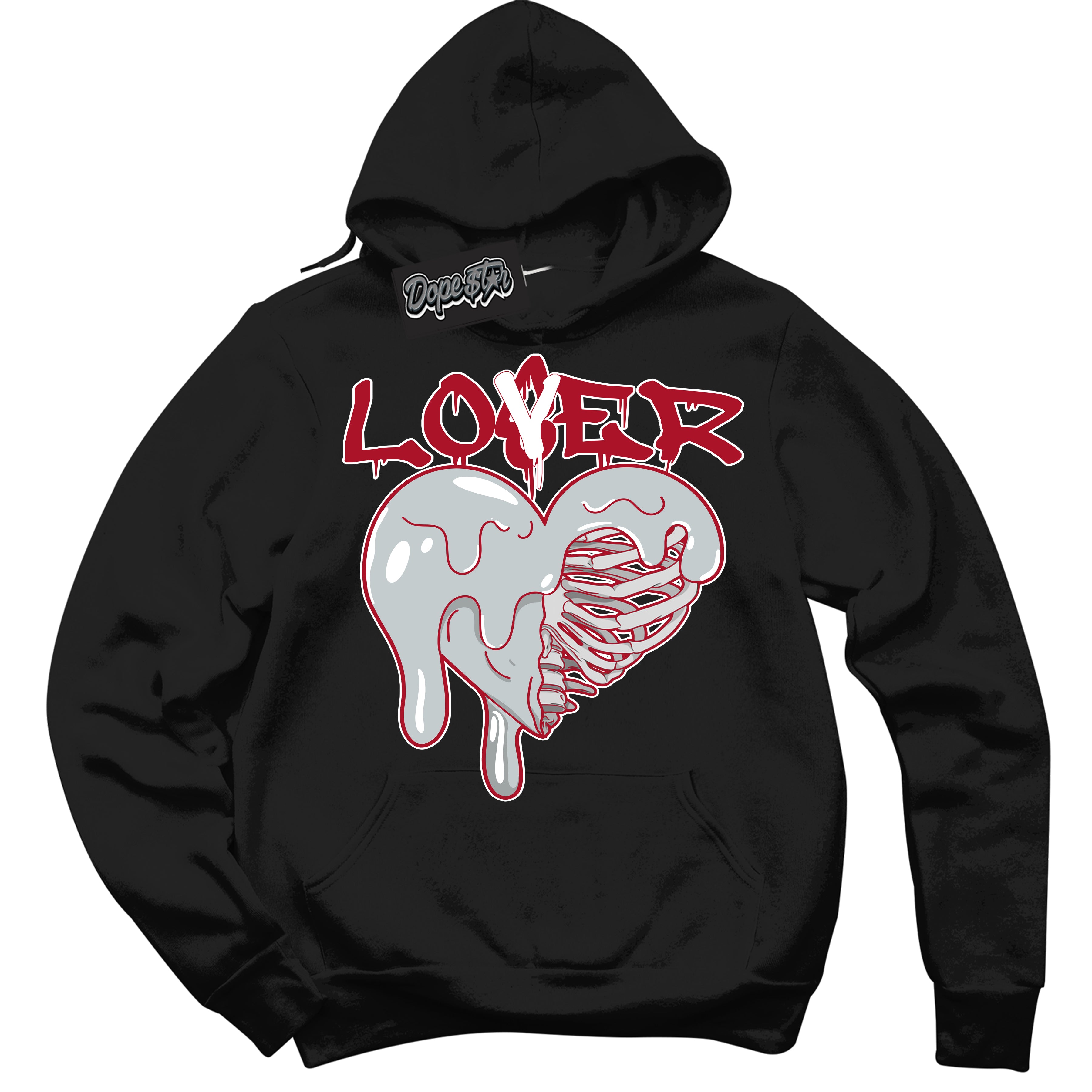Cool Black Hoodie with “ Lover Loser ” design that Perfectly Matches Reverse Ultraman Sneakers.