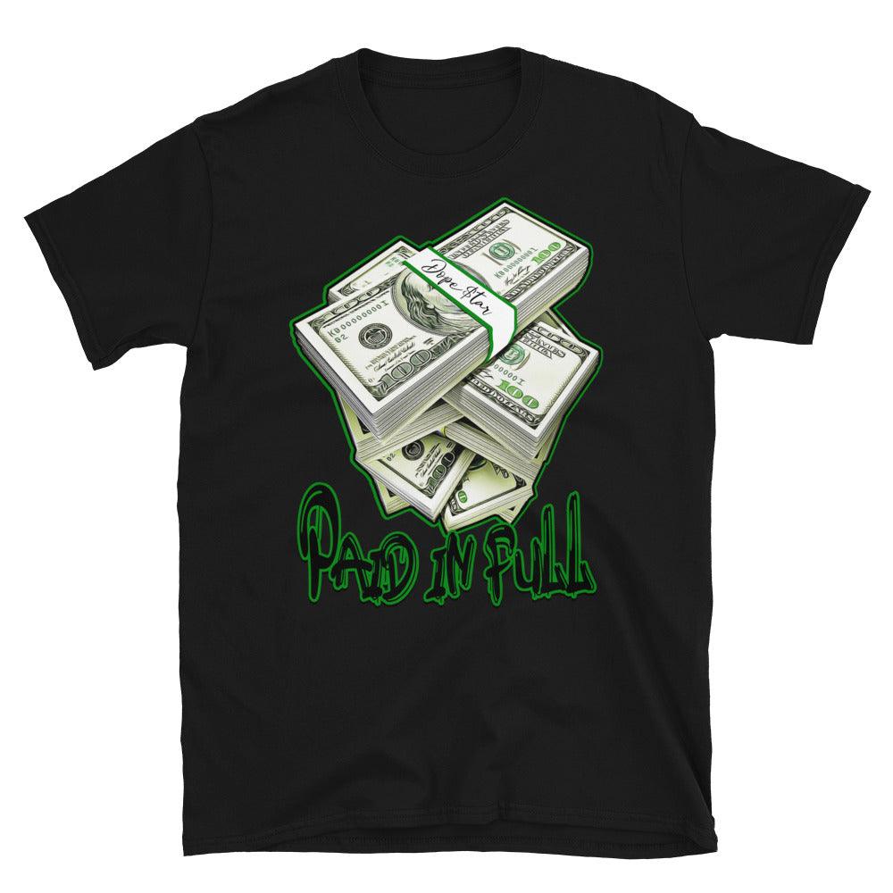 Air Jordan 1 Low Lucky Green Shirt - Paid In Full - Sneaker Shirts Outlet