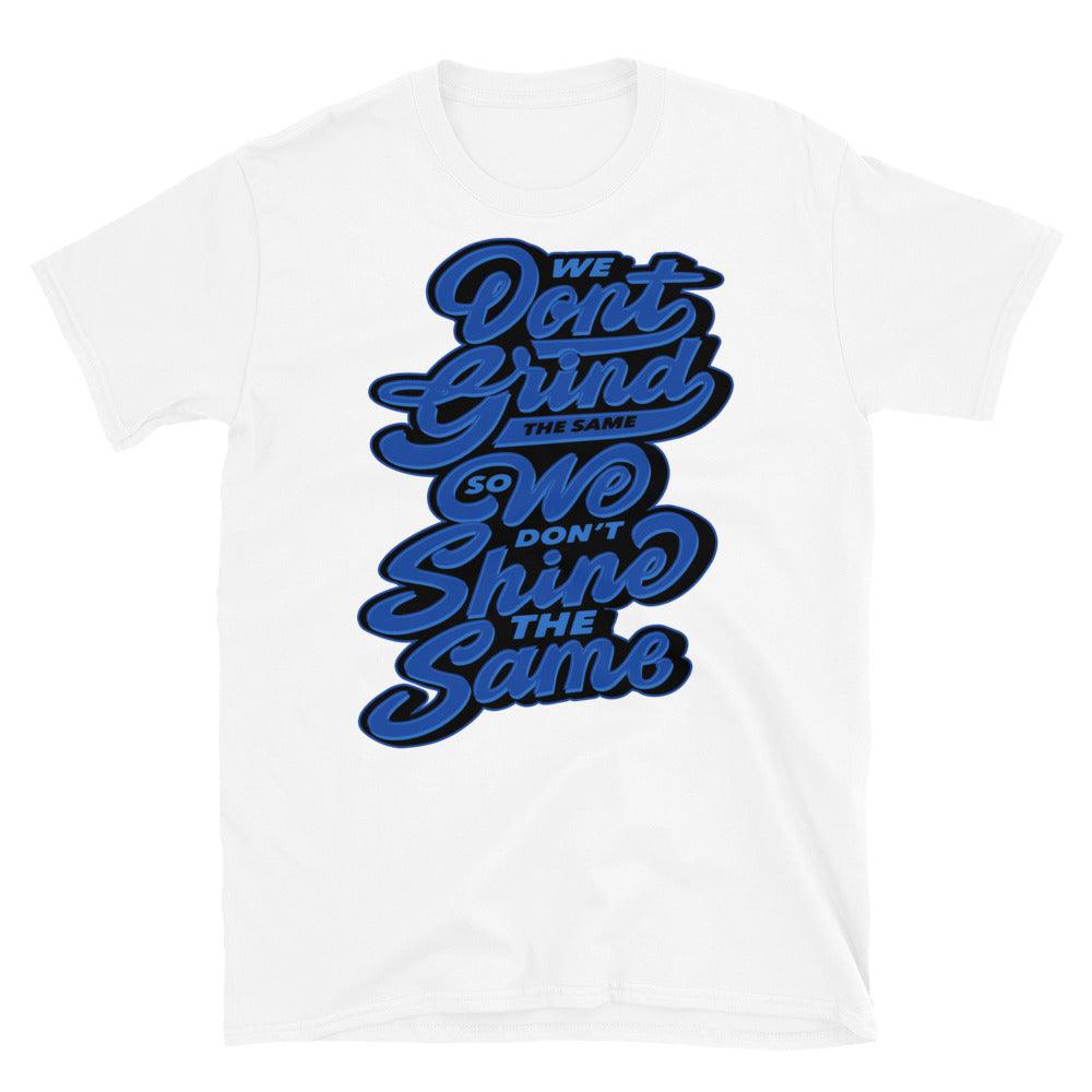 Air Jordan 12 Retro Black Game Royal - We Don't Grind The Same - Sneaker Shirts Outlet