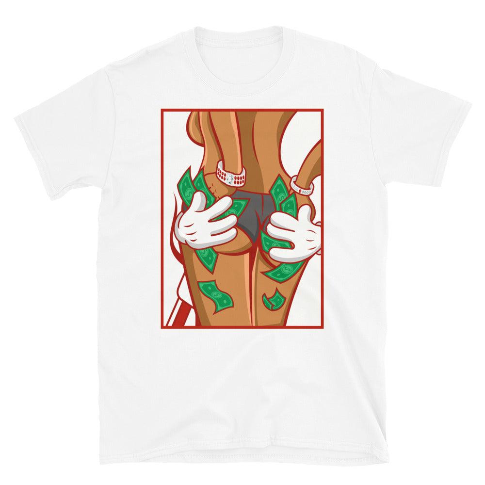 Nike Dunk High White Picante Red - Got My Hands Full - Sneaker Shirts Outlet