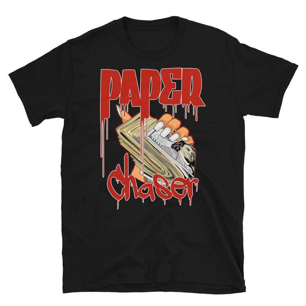 Nike Dunk High White Picante Red - Paper Chaser - Sneaker Shirts Outlet