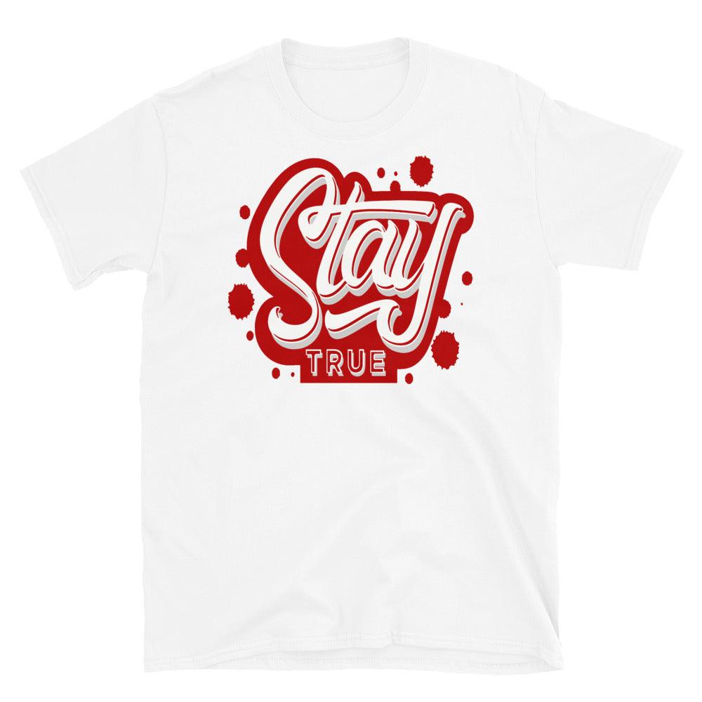 Nike Dunk High White Picante Red - Stay True - Sneaker Shirts Outlet