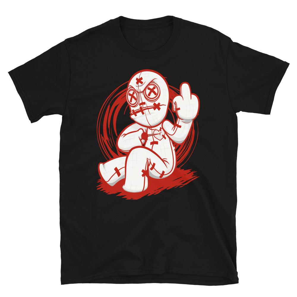 Nike Dunk High White Picante Red - Voodoo Doll - Sneaker Shirts Outlet