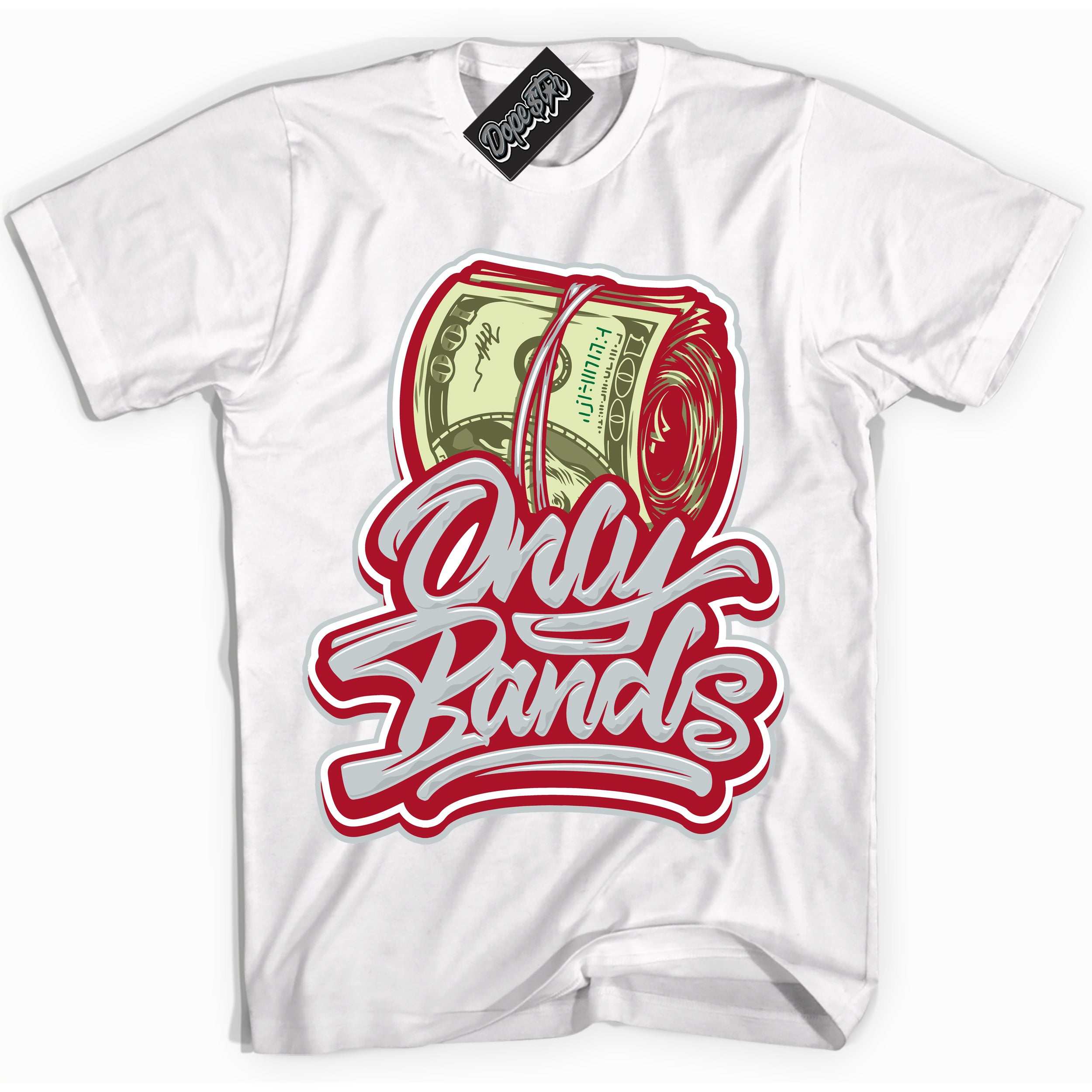 Cool White Shirt with “ Only Bands ” design that perfectly matches Reverse Ultraman Sneakers.