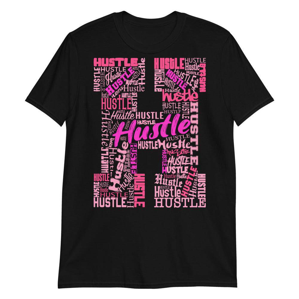 H For Hustle TShirt Match 14s Low Shocking Pink - Sneaker Shirts Outlet