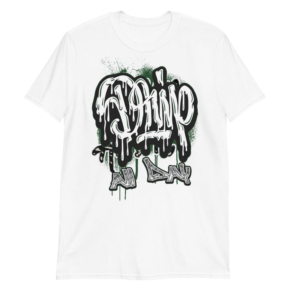 3s Pine Green Shirt Drip All Day